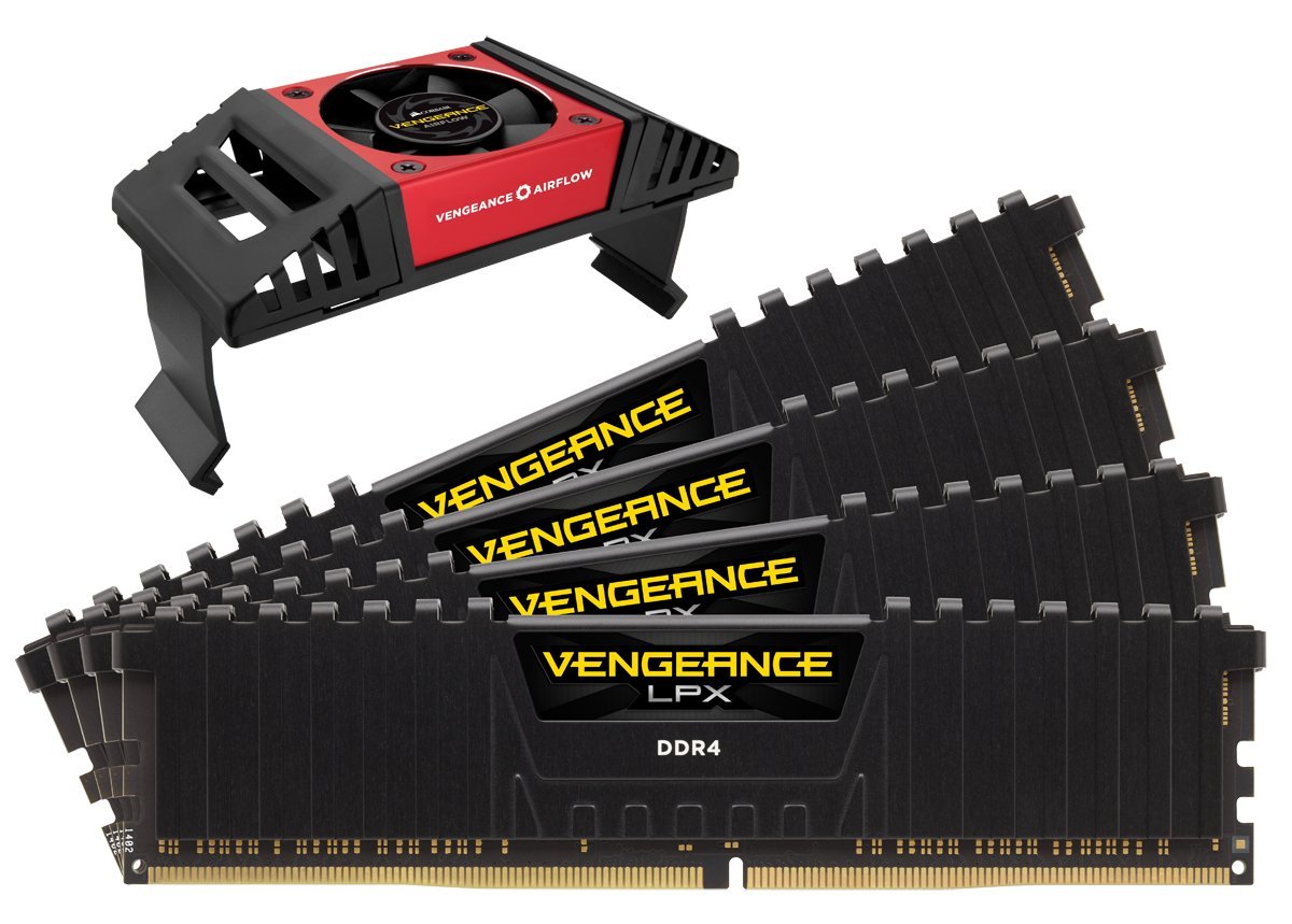 Corsair Vengeance Lpx 32Gb (4 X 8Gb) Desktop Memory Cmk32Gx4M4K4000C19 Ddr4 Pc4-32000 4000Mhz