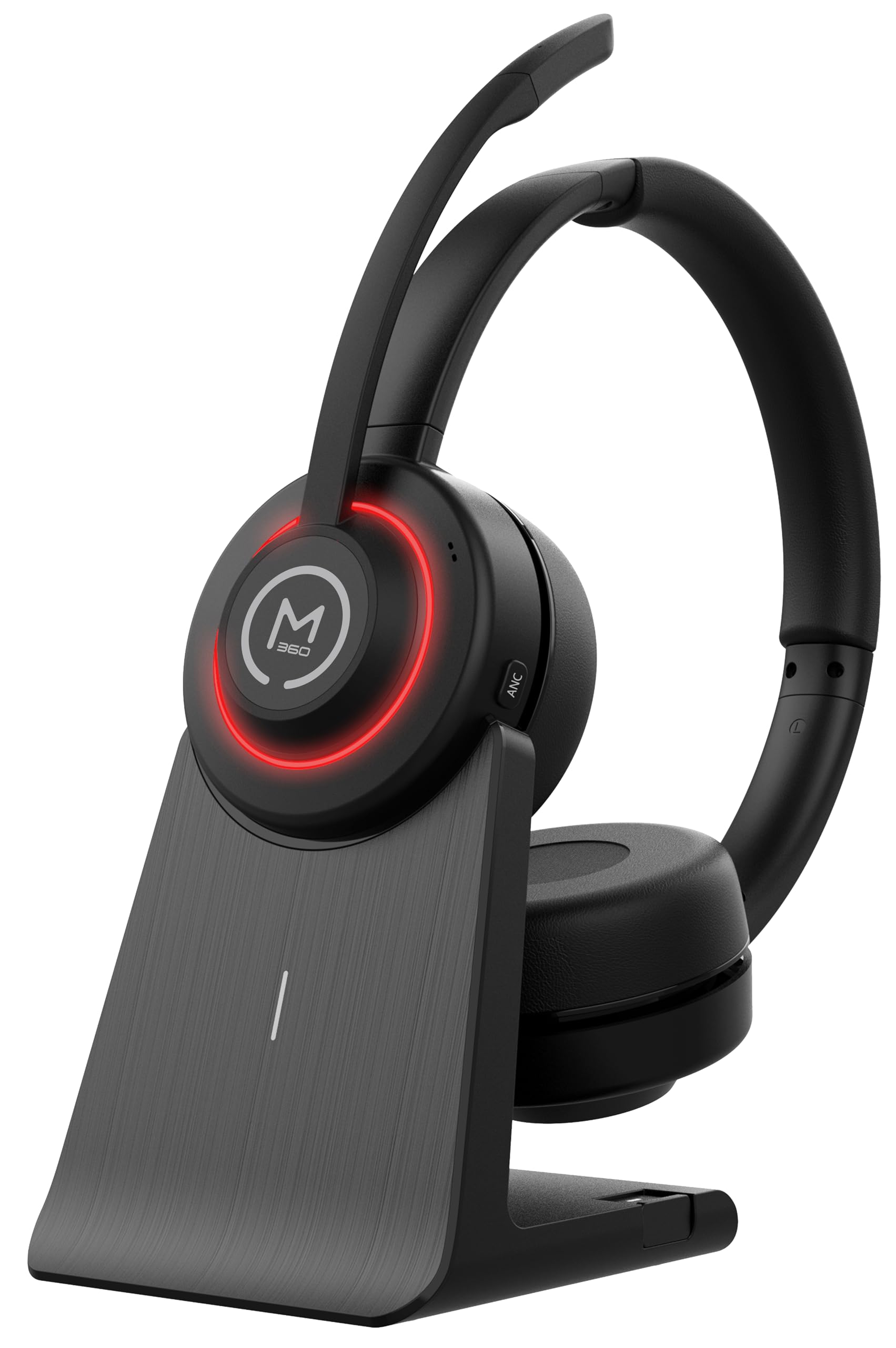 M360 Hs6750Anc Sanctuary Wireless Noise Canceling Headset With Boom Microphone -