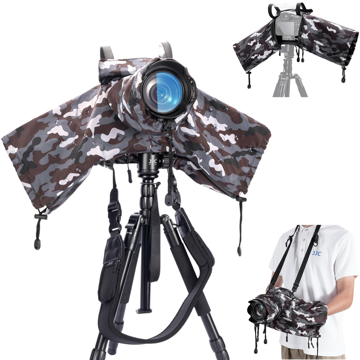 Upgraded Camera Rain Cover Raincoat Sleeve Gear For Canon Eos R100 R10 R8 R7 R6 Mark Ii R5 Rp R Rebel T8I T7I T7 Sl3 Sony A7Rv A