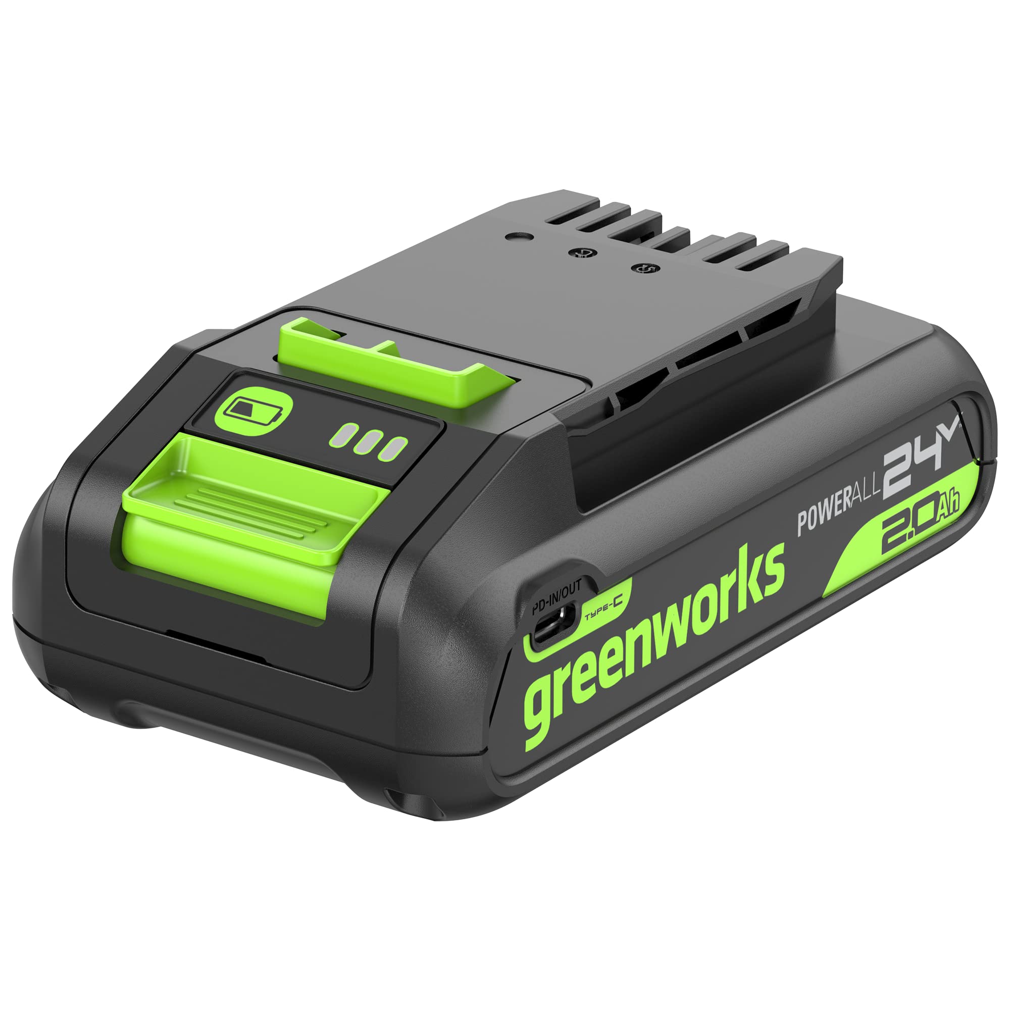 Greenworks 24V 2.0Ah Battery (Genuine Greenworks Battery / 125+ Compatible Tools)
