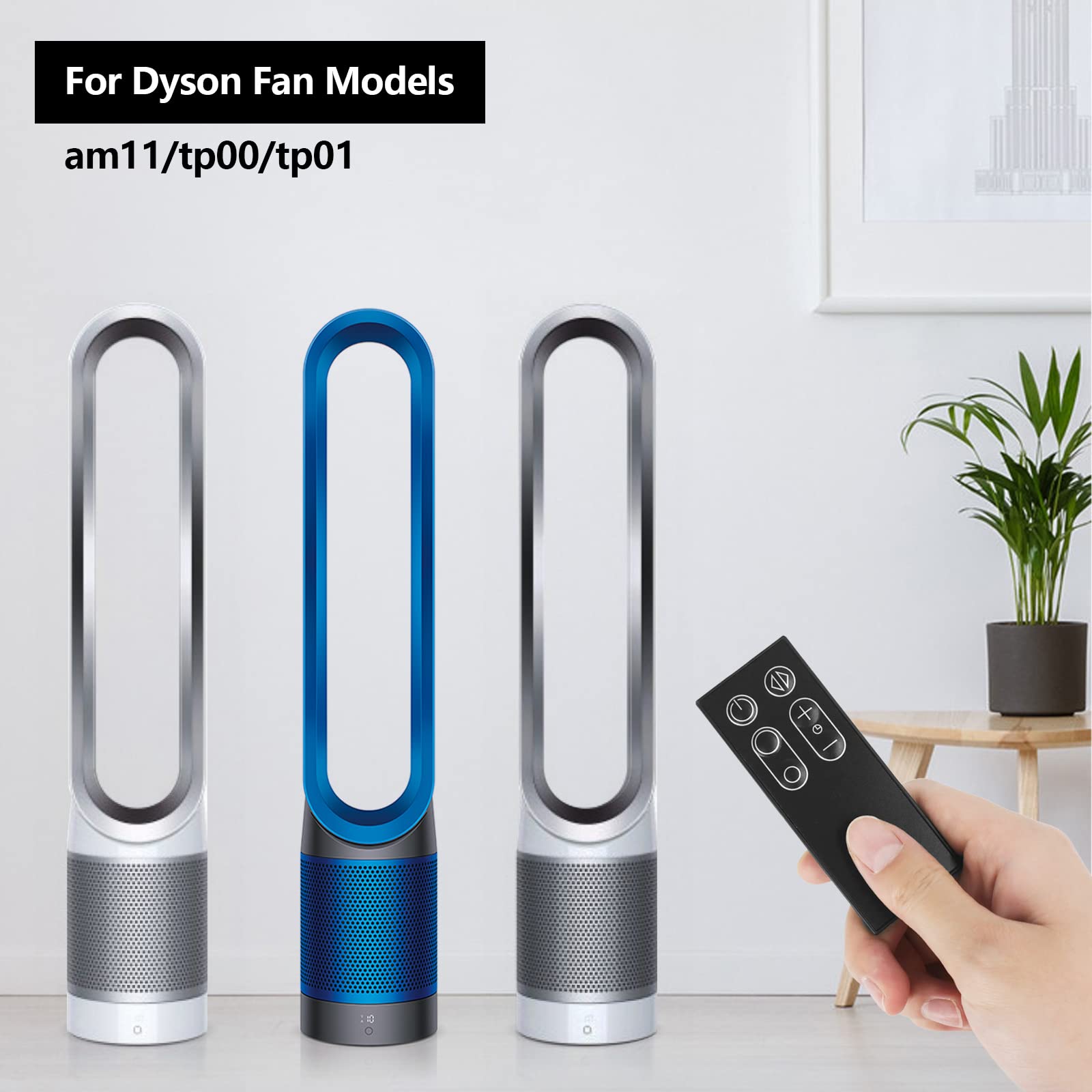 965824 06 965824 07 Replacement Remote Control For Dyson Fan Models Am11 Tp00 Tp01 With Magnetic