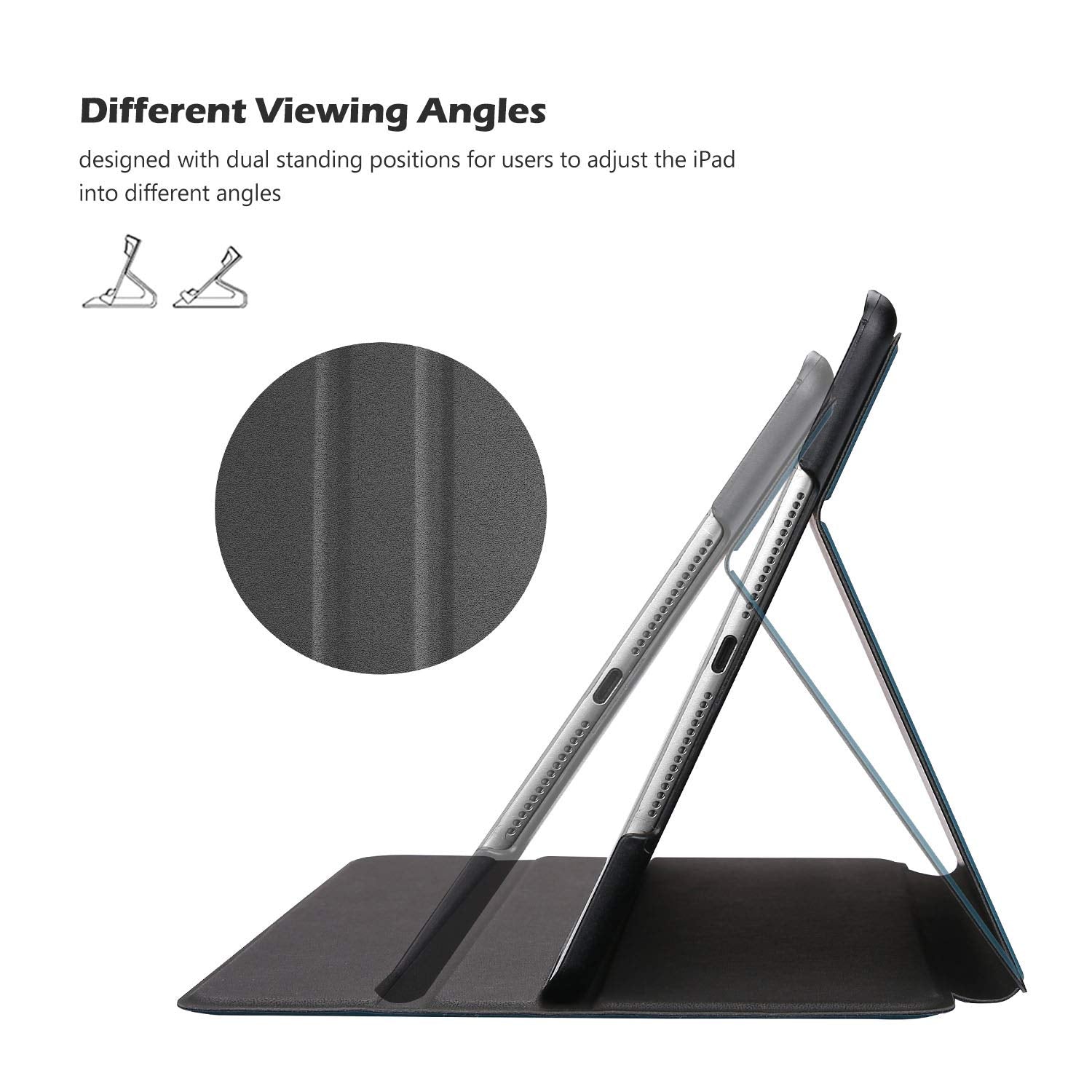 Procase Smart Cover For Ipad 9.7 (2018 & 2017, Old Model) / Ipad Air 2 / Ipad Air Case, Slim Stand Protective Folio Case For Ipad 9.7 Inch 5Th/6Th Generation, Also Fit Ipad Air 2 / Ipad Air  Teal