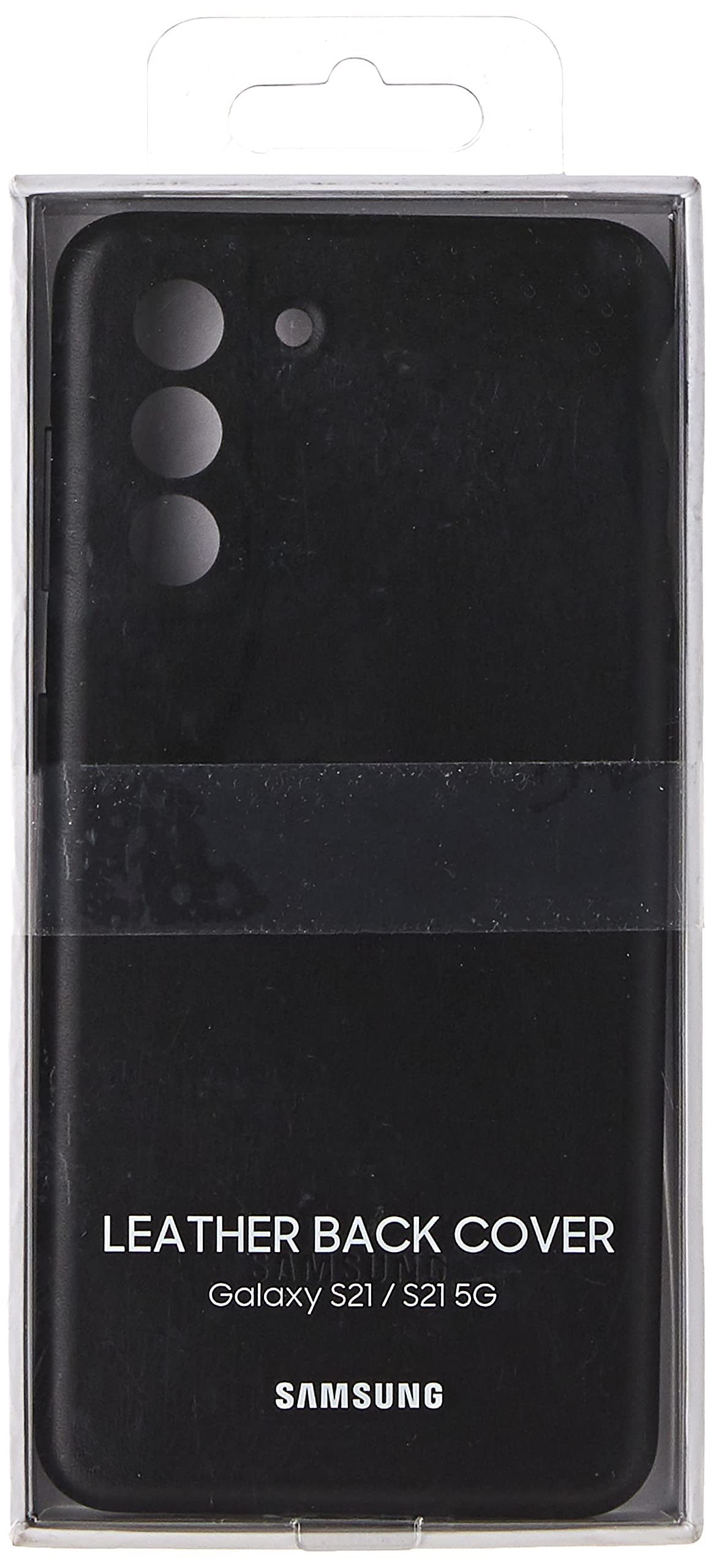 Samsung Galaxy S21 Case, Leather Back Cover   Black (Us Version)