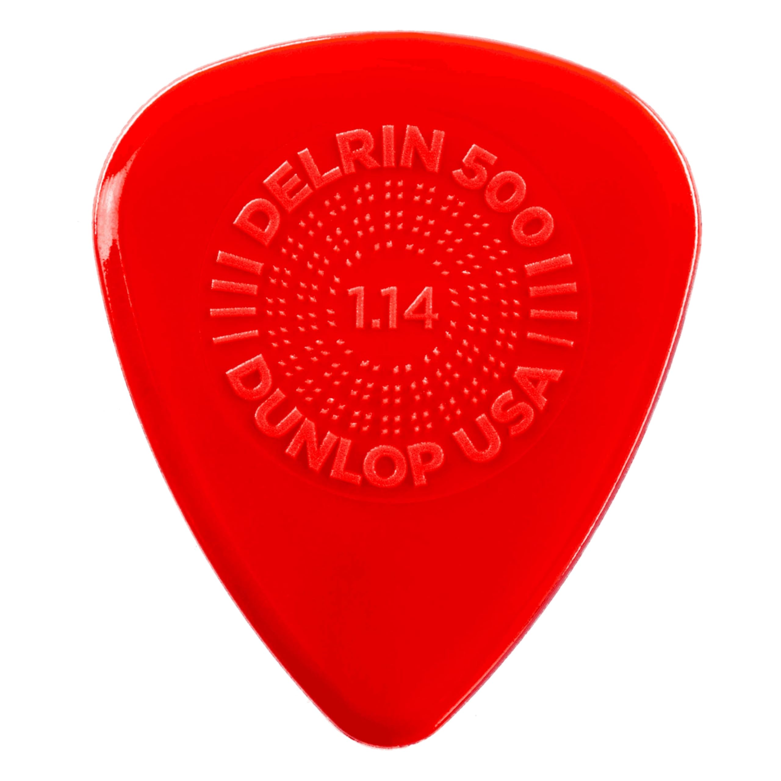 Dunlop Guitar Pick Prime Grip Delrin 500 1.14Mm (12 Pk) 450P114