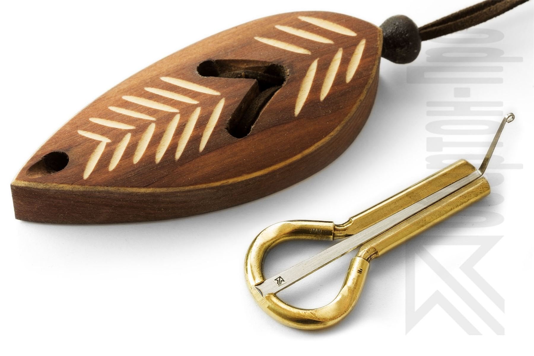 Altay Jew'S Harp For Beginners: P.Potkin'S Komus +''Dark Leaf'' Wooden Case