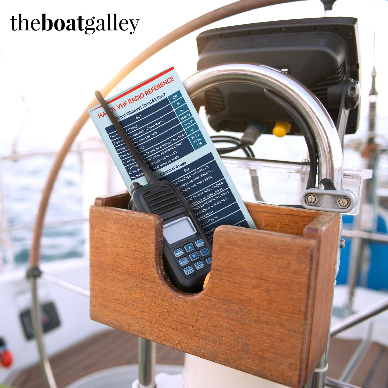 Quick Guide For Vhf Radio Marine   Handy Boating Must Haves | Boating Accessory Reference For Improved Safety | Ideal Sailing Gi