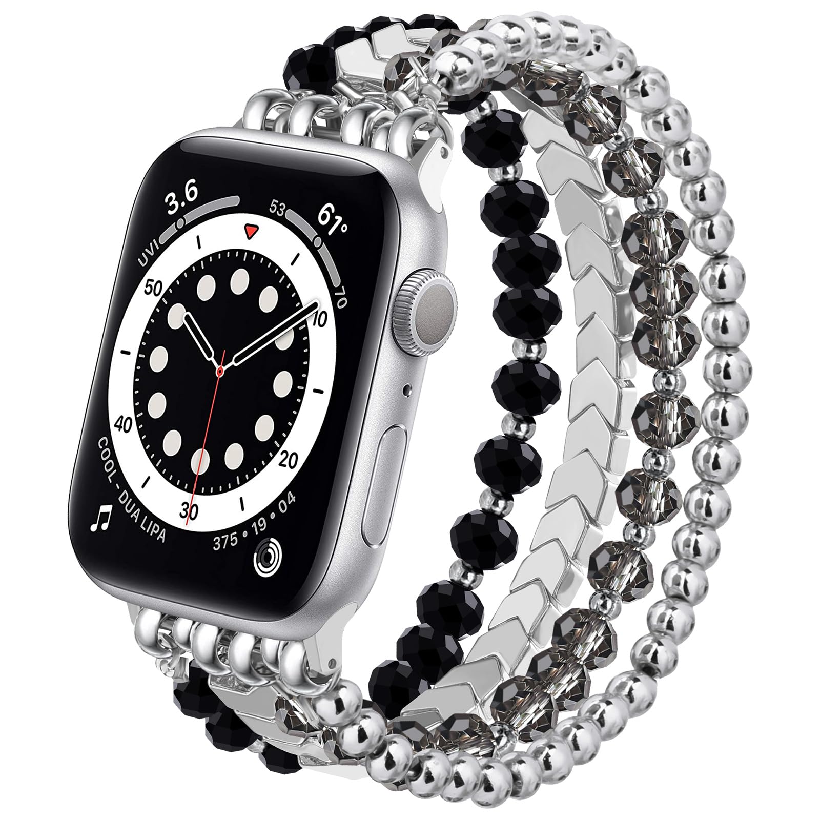 Mofree Beaded Bracelet Compatible With Apple Watch Band 38Mm/40Mm/41Mm/42Mm(Series 10) 9/8/7/Se/6/5/4/3/2/1 Women Fashion Handma