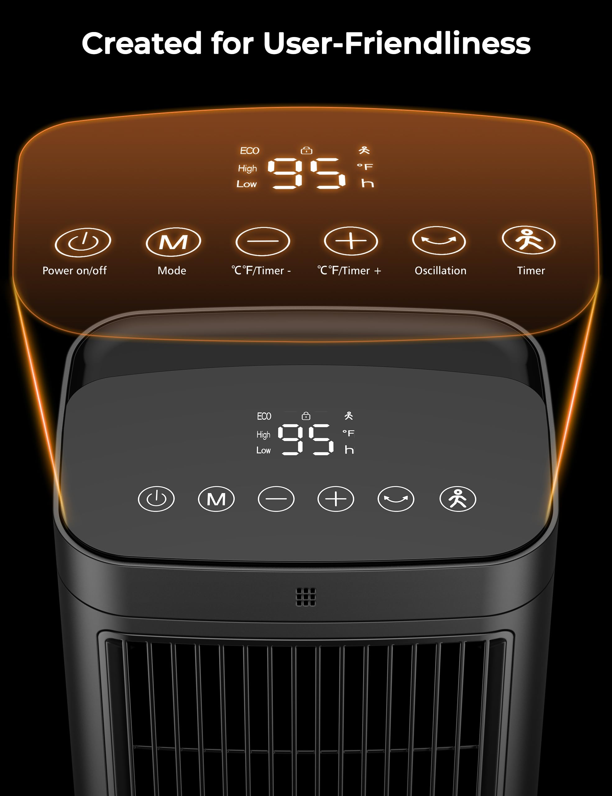 Space Heaters With Motion Sensor,Portable Heaters For Indoor Use,Electric Small Heaters For Large Room Bedroom Office Garage Des