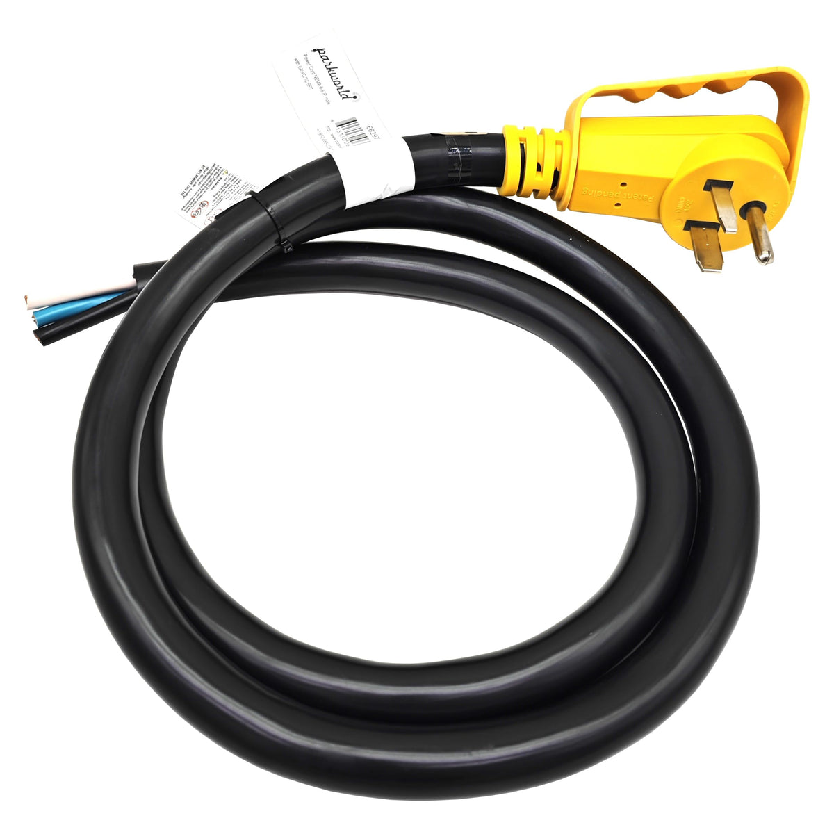 Parkworld Nema 6 50 Plug Lighted With Handle Power Cord Set With Stw 6Awg Cable (6Ft)