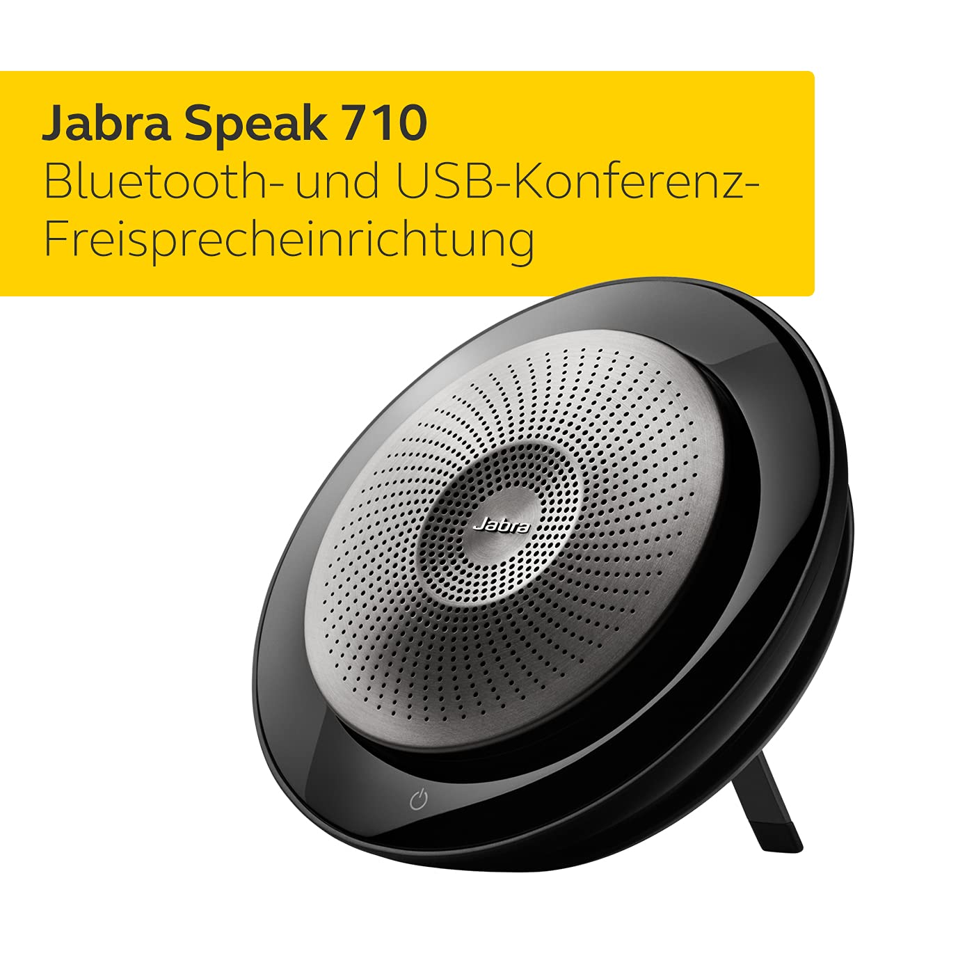 Jabra Speak 710 UC - USB/Bluetooth Conference Speaker, UC Optimized, Black, Model 7710-409