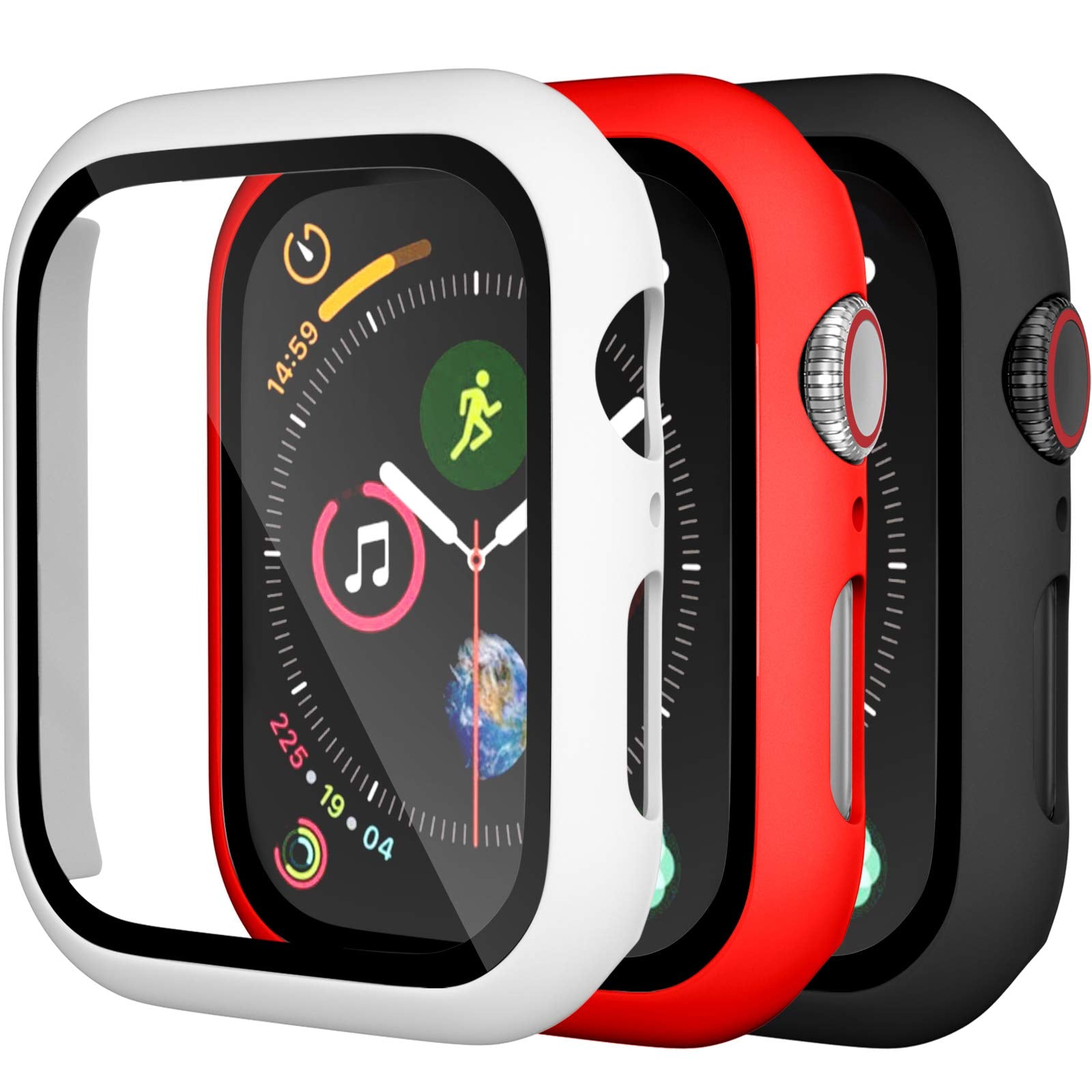 Charlam Compatible With Apple Watch Case 42Mm Iwatch Series 3 2 1 With Screen Protector Accessories Slim Guard Thin Bumper Full