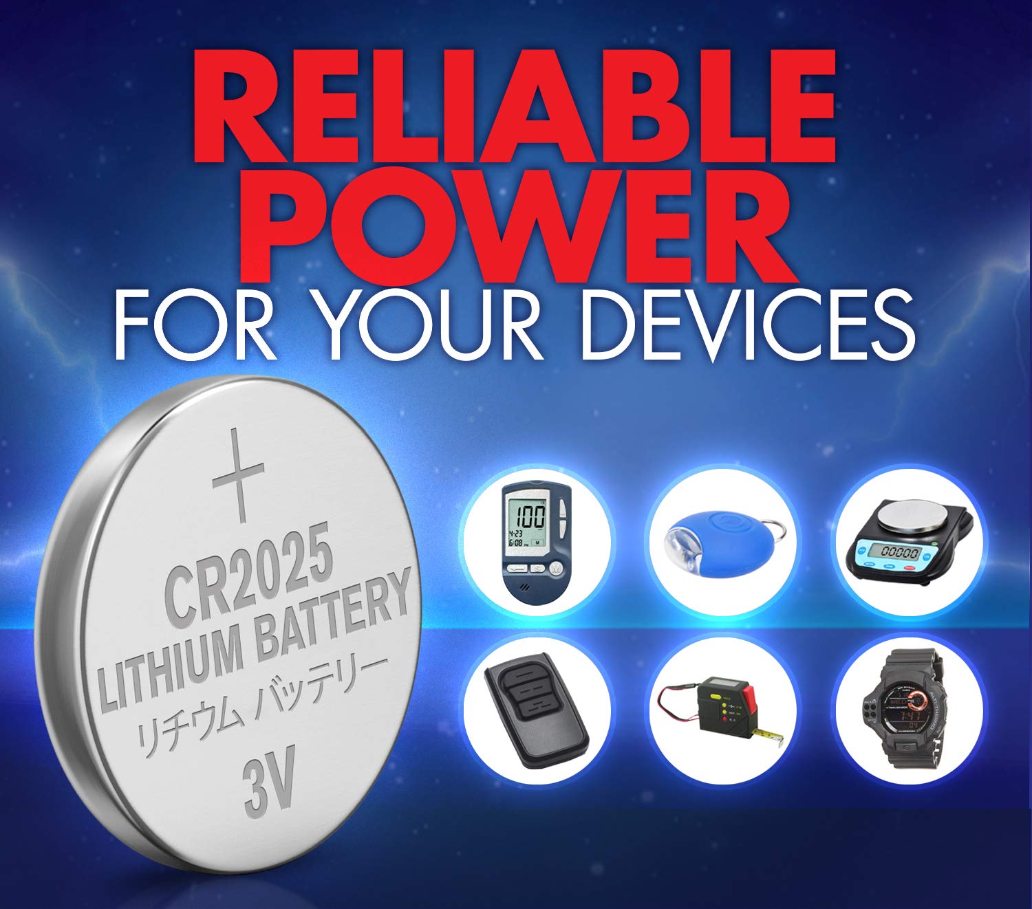 Acdelco Cr2025 3V Lithium Coin Cell Battery, Watch And Electronics Button Batteries, 24 Count