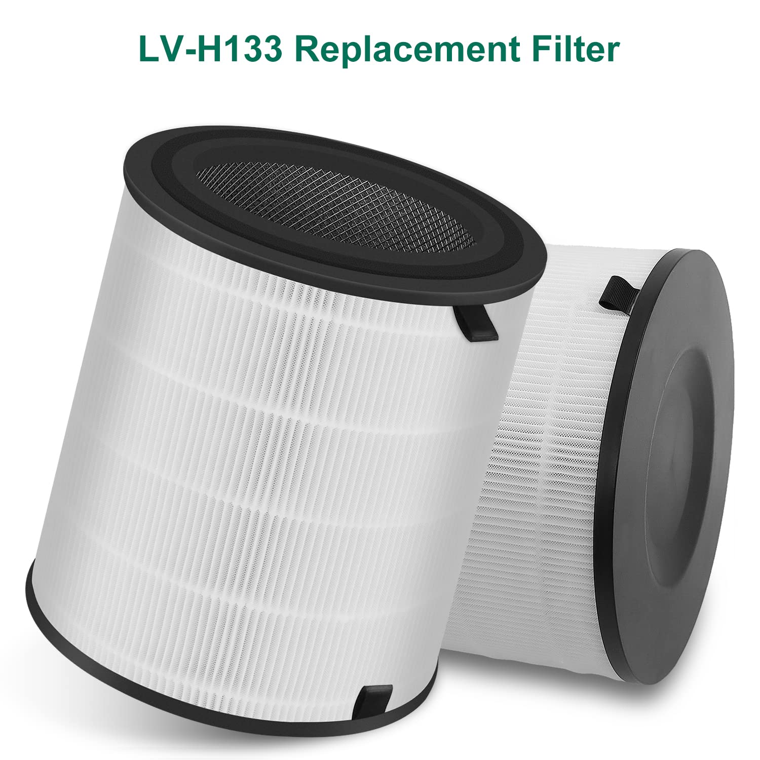 Nxbhg Lv H133 Replacement Filter Compatible With Levoit Lv H133, Nxbhg Grade True And Activated Carbon Filter, Part No. Lv H133