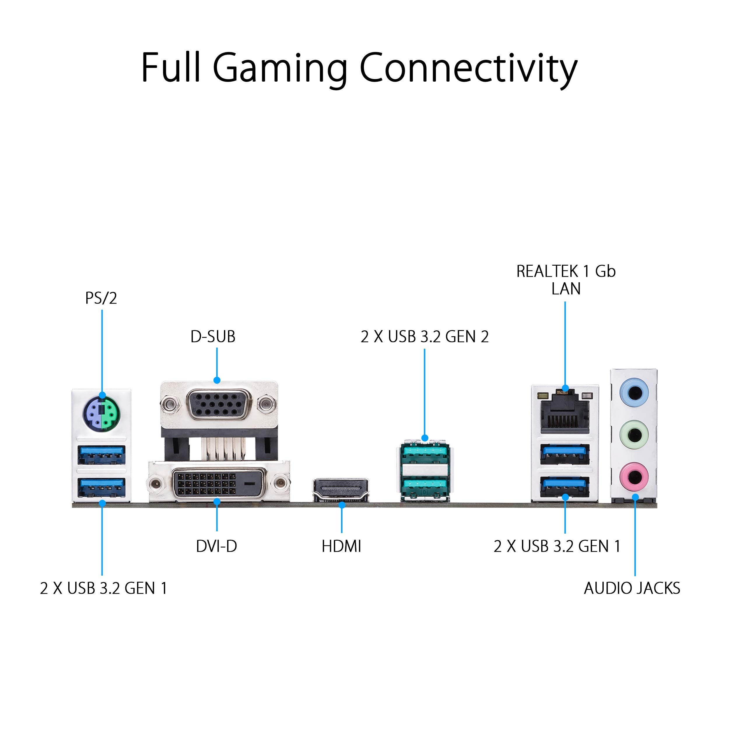 Asus Prime B550M K Amd Am4 Zen 3 Ryzen 5000 & 3Rd Gen Ryzen Micro Atx Motherboard (Pcie 4.0, Ecc Memory, 1Gb Lan, Dual M.2, Usb