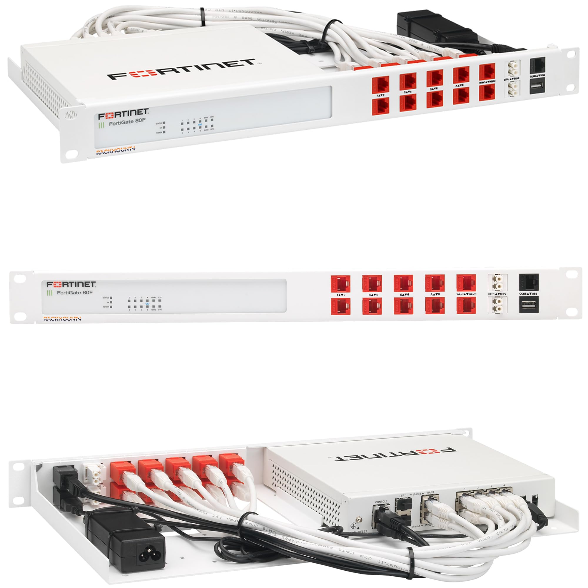 R Rackmountait  Rm Fr T15  Rack Mounting Kit For Fortigate 80F  81F