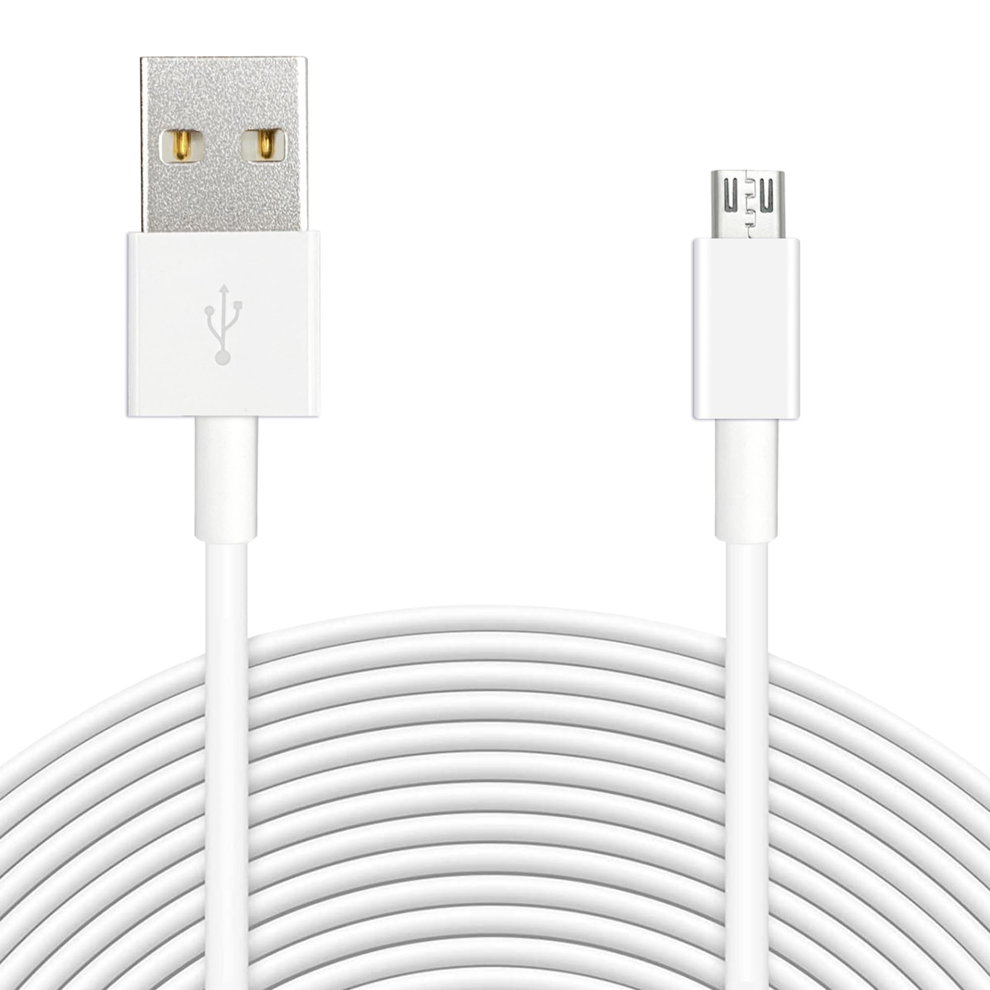 33Ft 10M Power Extension Cable For Wyze Cam,Yi Camera Nest Cam Blink Netvue Kasa Cam Cloud Camera Furbo Dog Arlo Q Usb To Micro