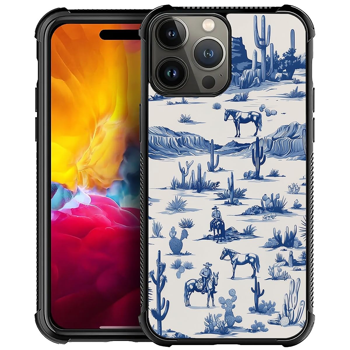 Fkbrcl4U For Iphone 15 Pro Max Case,Graphic Design For Girl Boy Soft Silicone Hard Acrylic Shock Protection Designed For Iphone 