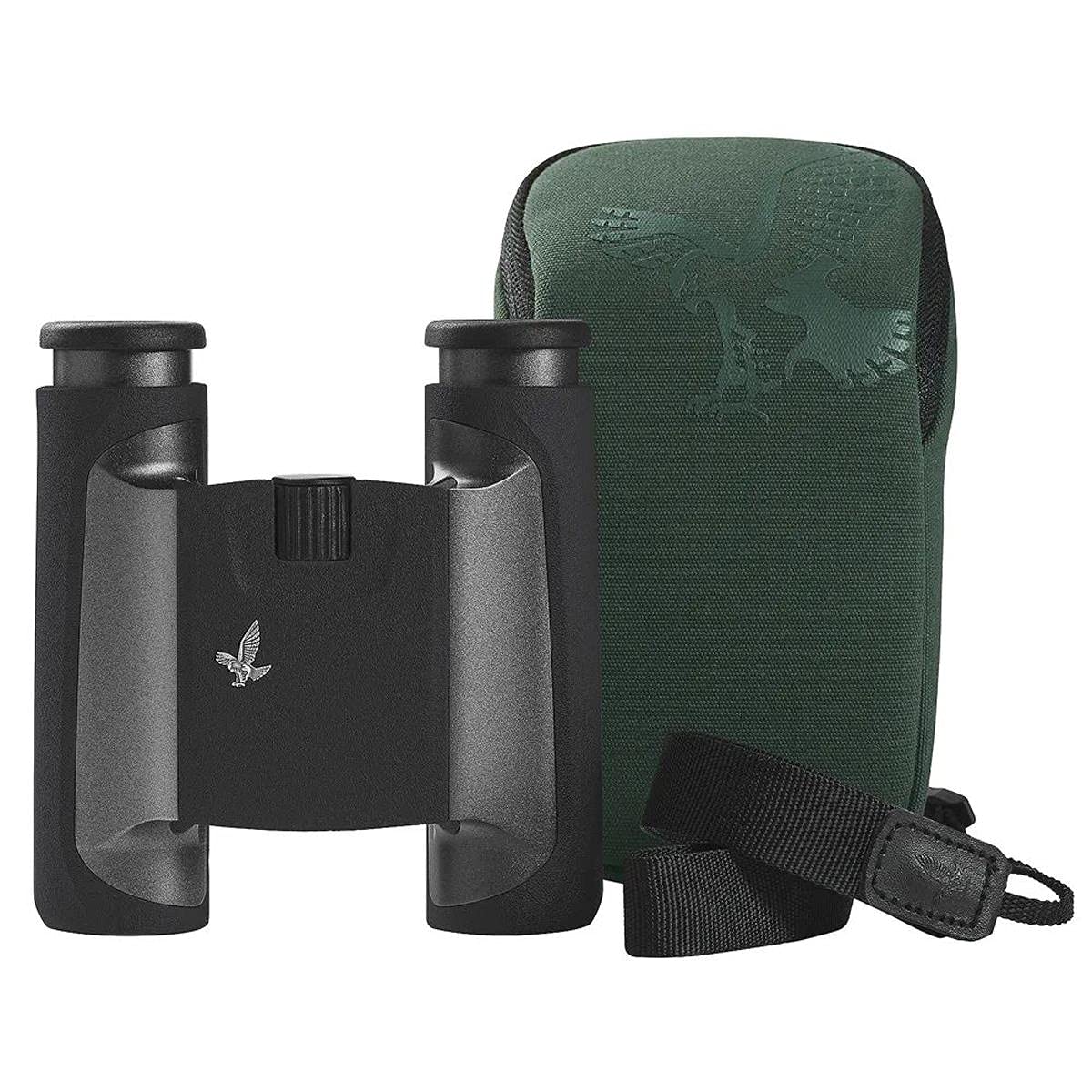 Swarovski Optik 8x25mm CL Pocket Wild Nature Waterproof Roof Prism Binocular with 6.8 Degree Angle of View, Anthracite