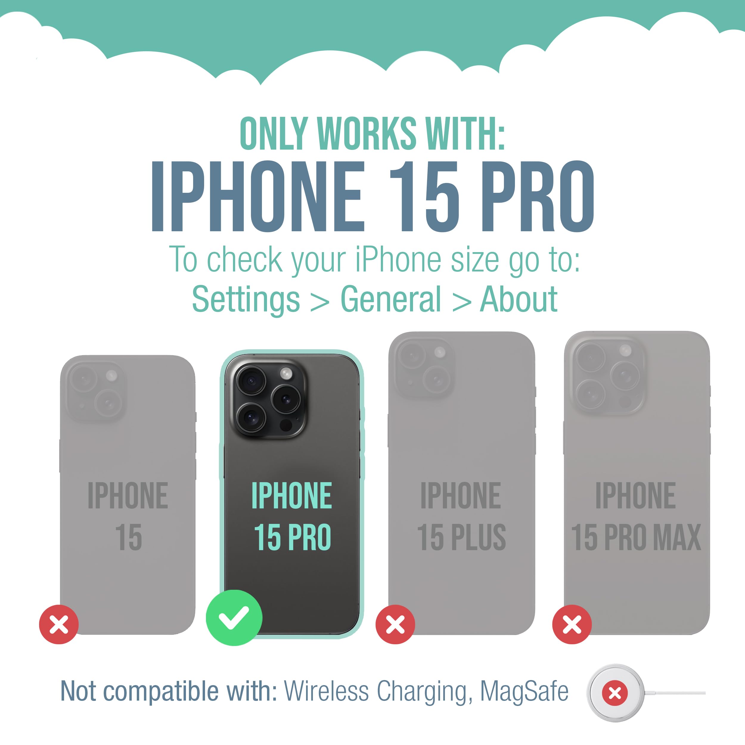 Smartish Iphone 15 Pro Wallet Case   Wallet Slayer Vol. 1 [Slim + Protective] Credit Card Holder   Drop Tested Hidden Card Slot