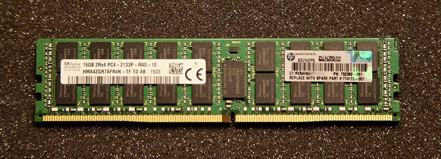 752369 081 Hewlett Packard 16Gb 2Rx4 Pc4 2133P R Memory Kit