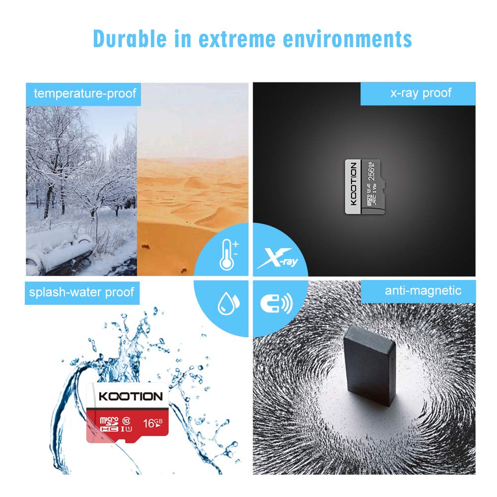 Kootion 10 Pack 16Gb Micro Sd Card Class 10 Micro Sdhc Card 16 Gb Uhs I High Speed Tf Card R Flash C10 U1 Memory Card