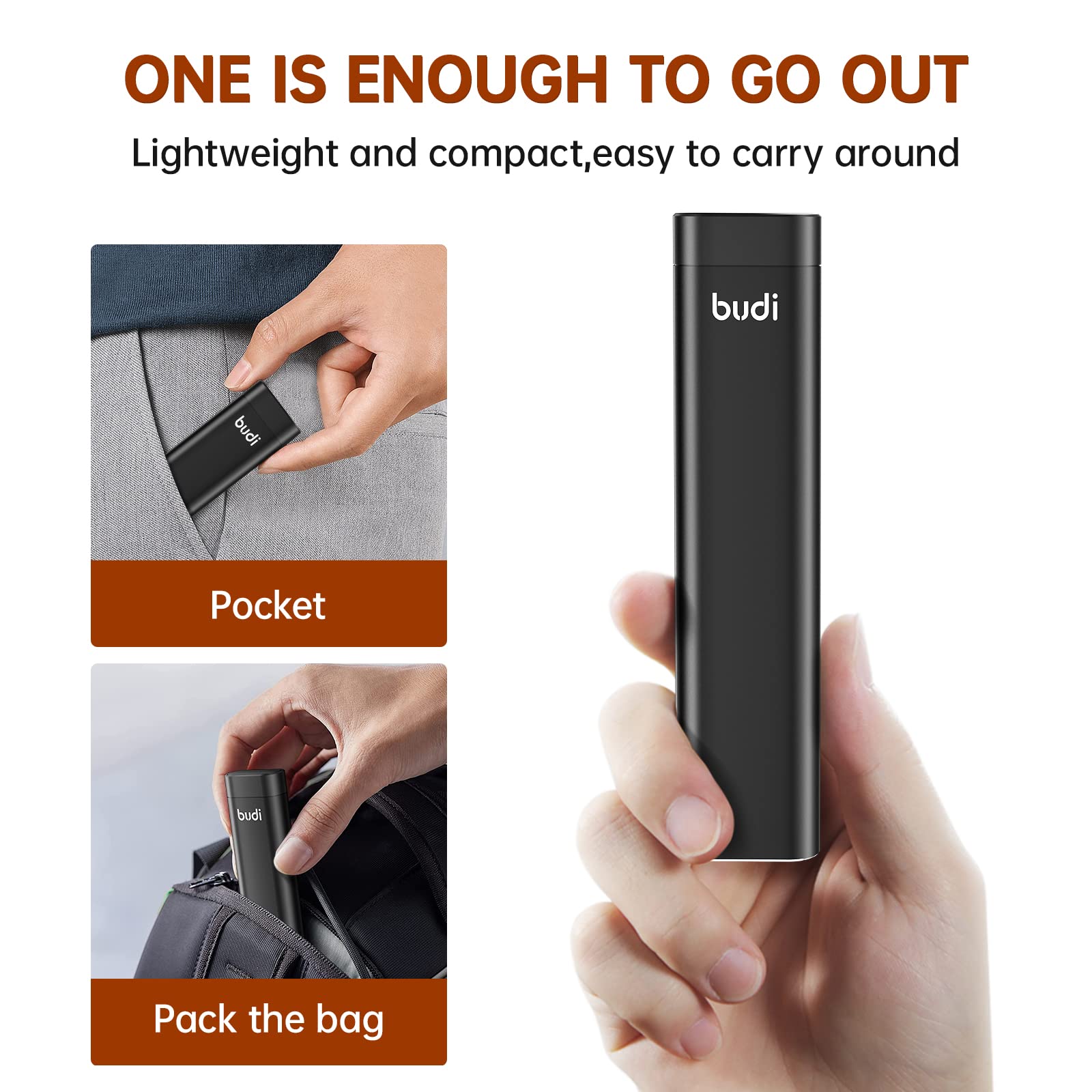 Budi Multifunctional 9 In 1 Data Cable With Usb Type C Card Reader Micro Sd Memory Card High Speed Card Reader Adapter Suitable