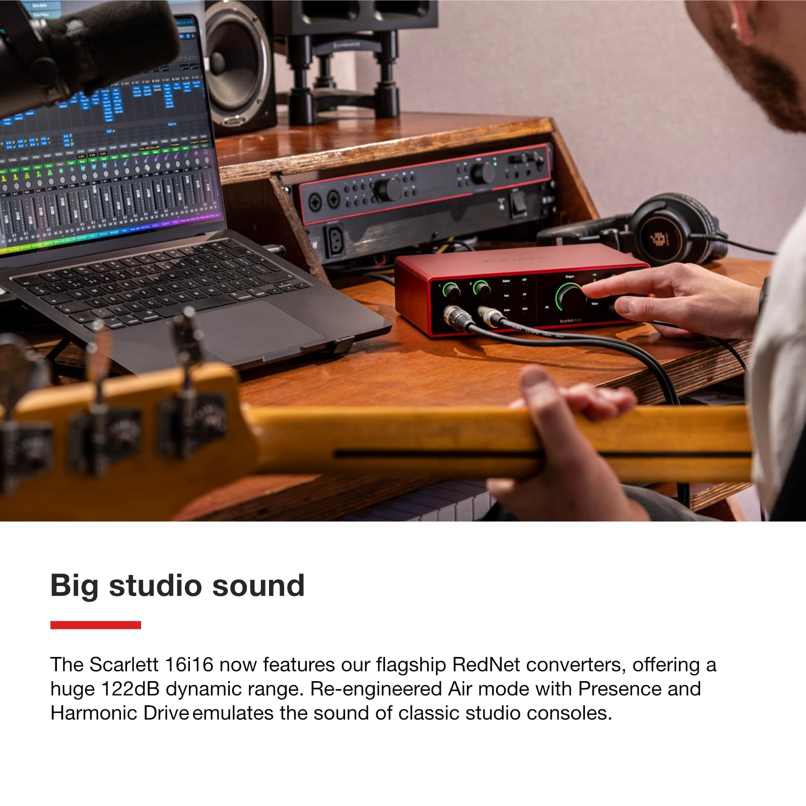 Focusrite Scarlett 16I16 4Th Gen Usb Audio Interface, For Songwriting, Music Production, Recording, And Podcasting   High Fideli