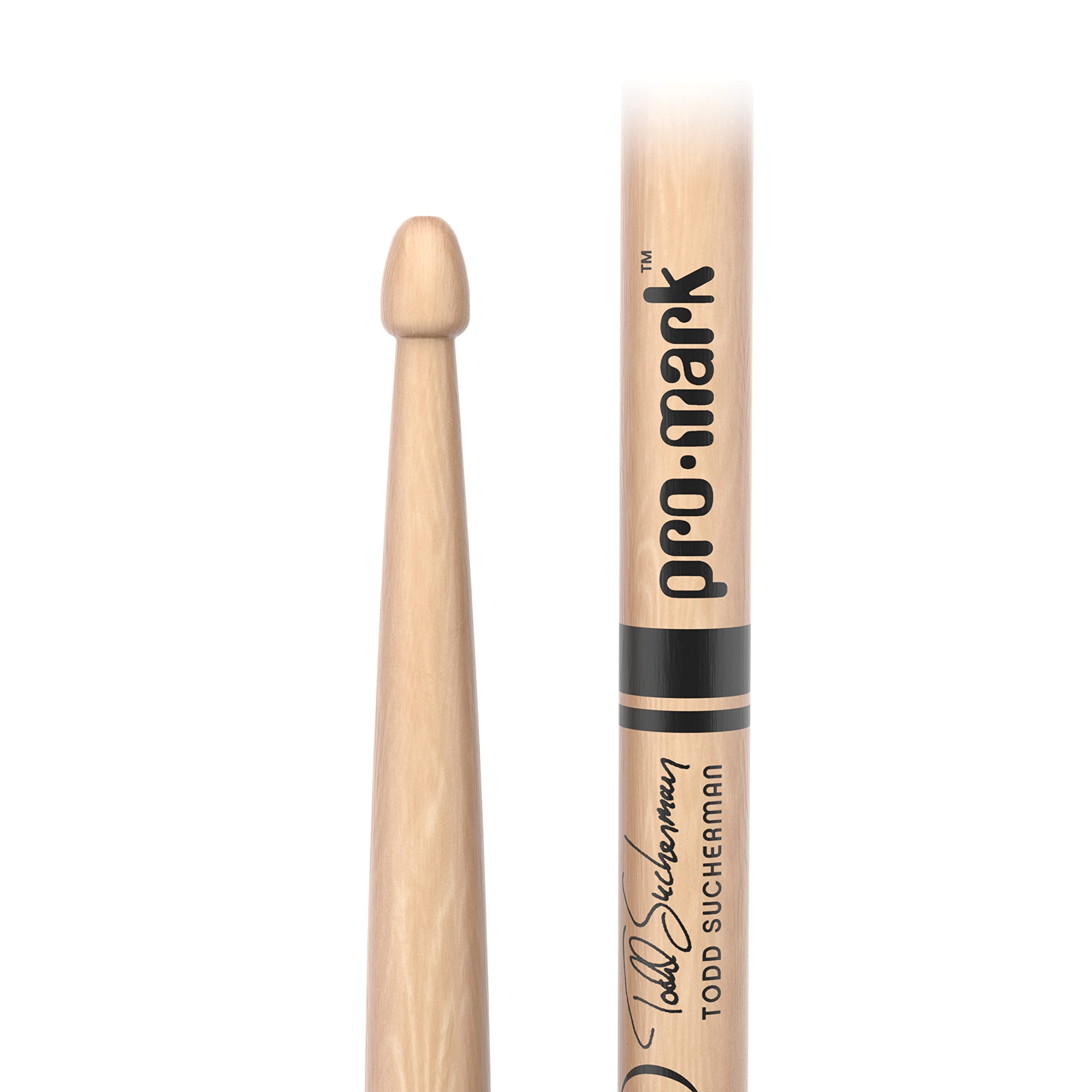 Promark Todd Sucherman 330 Maple Drumsticks, Wood Tip, One Pair
