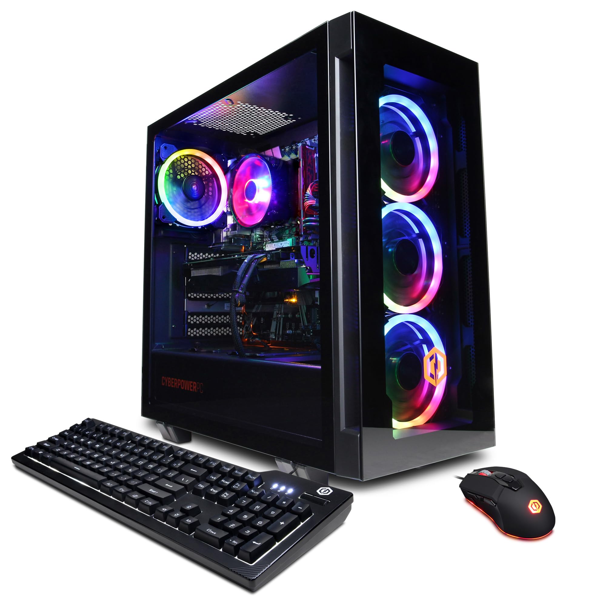 Cyberpowerpc Gamer Master Gaming Pc, Amd Ryzen 5 7600 3.8Ghz, Geforce Rtx 4060 8Gb, 16Gb Ddr5, 500Gb Nvme Ssd, Wi Fi Ready & Win
