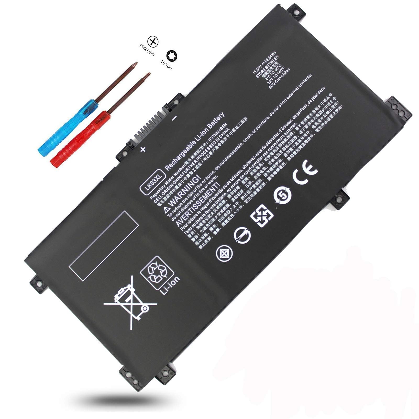 Lk03Xl Laptop Battery For Hp Envy X360 15 Convertible 15M Cn 17M Ae 17M Ce 17 Ce 15M Cn0012Dx 15M Cn0011Dx 15M Bq1Xx 17M Bw0013D