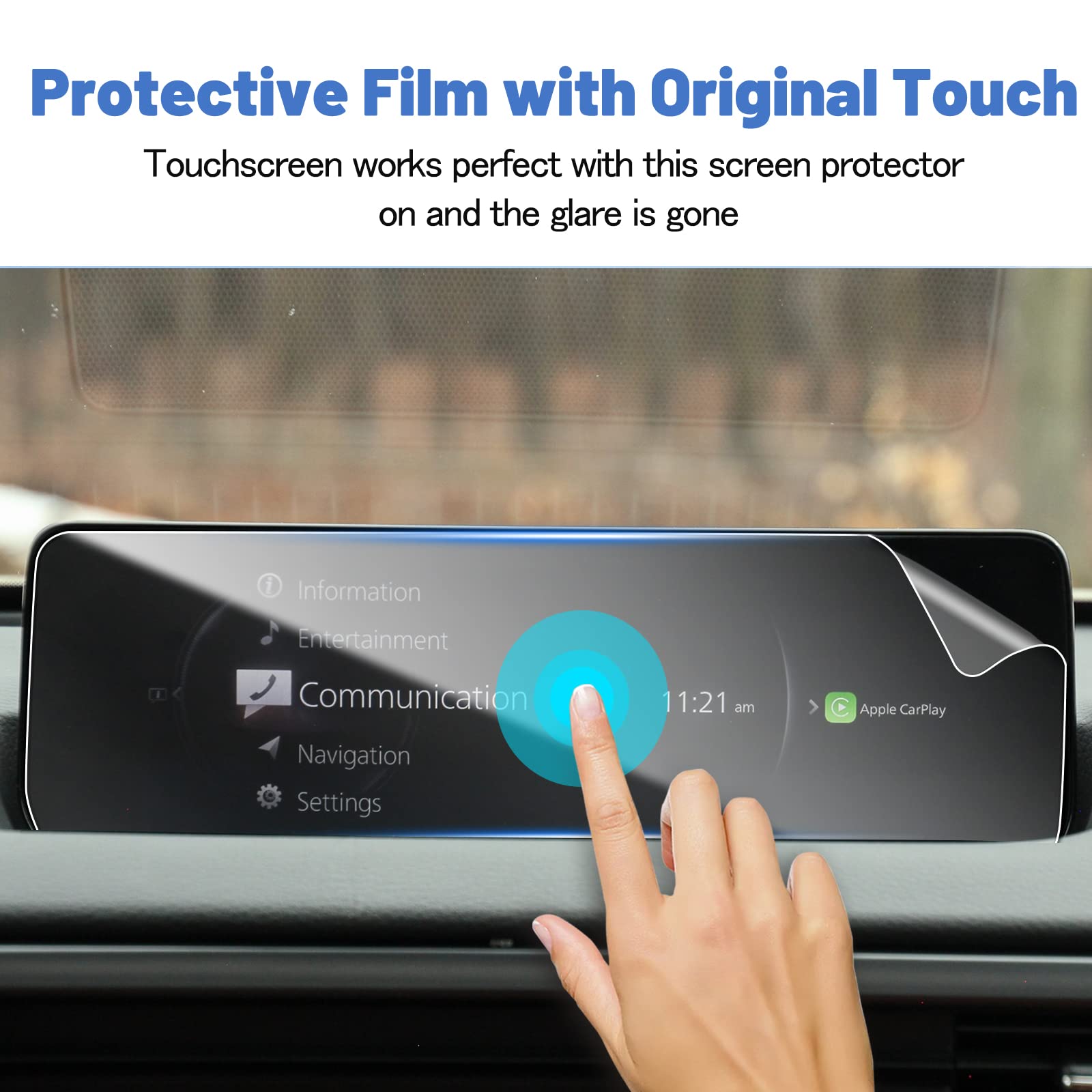 Shaohao For 2023 2024 Mazda Cx 50 Screen Protector 10.25 In Compatible With Mazda Cx 30 Accessories 2023 2024 Cx 50 (S/Turbo) 10