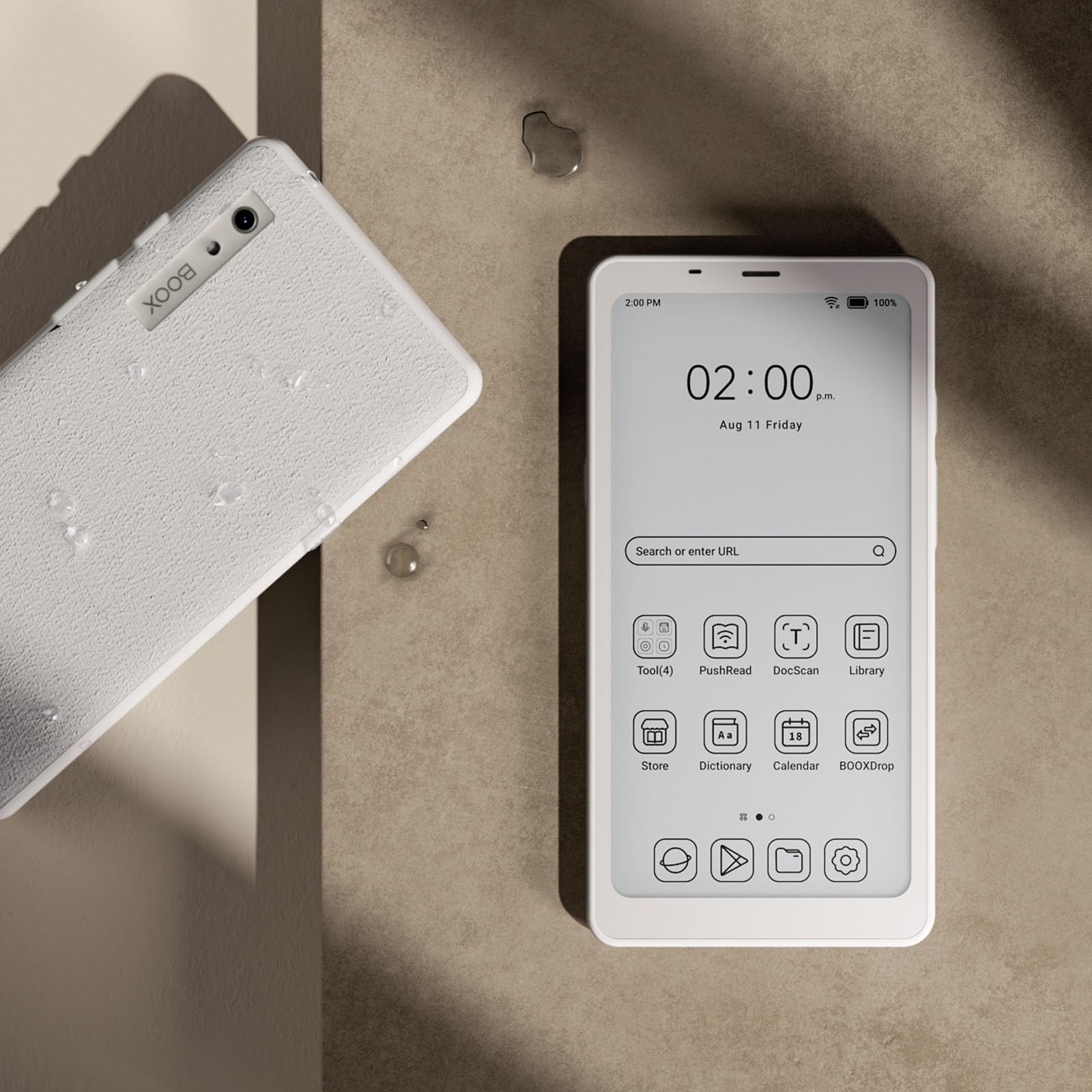 Boox Palma Mobile Epaper 6G 128G G Sensor Front Light 16Mp Rear Camera (White)