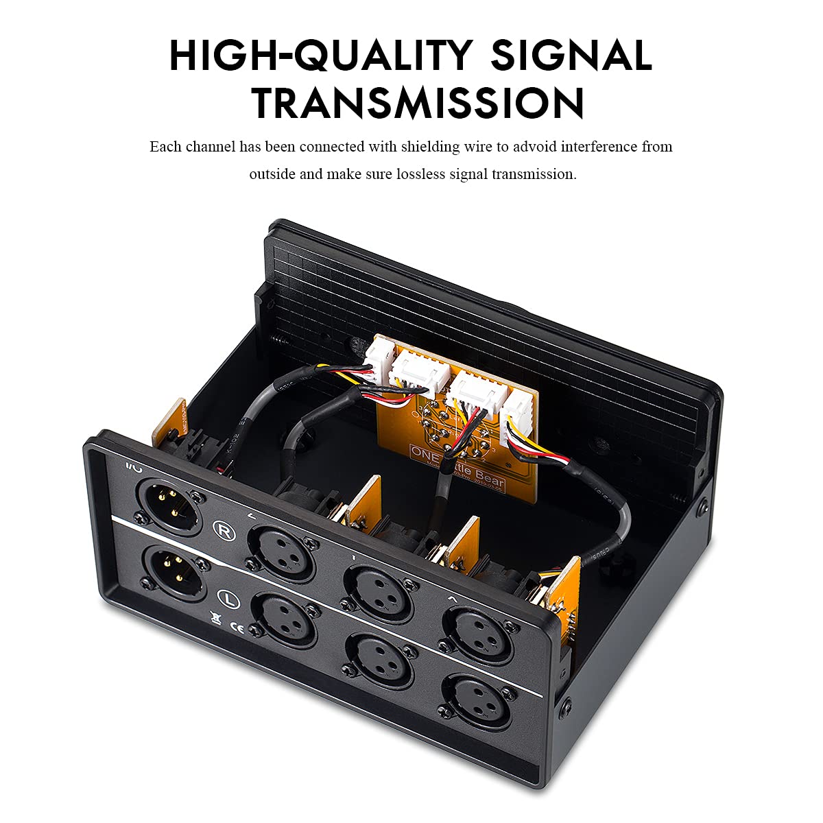 Nobsound 3 In 1 Out Xlr Audio Switch ; Balanced Audio Converter ; 3 Way Stereo Passive Audio Selector Switcher (Mc103 Pro 3 In)