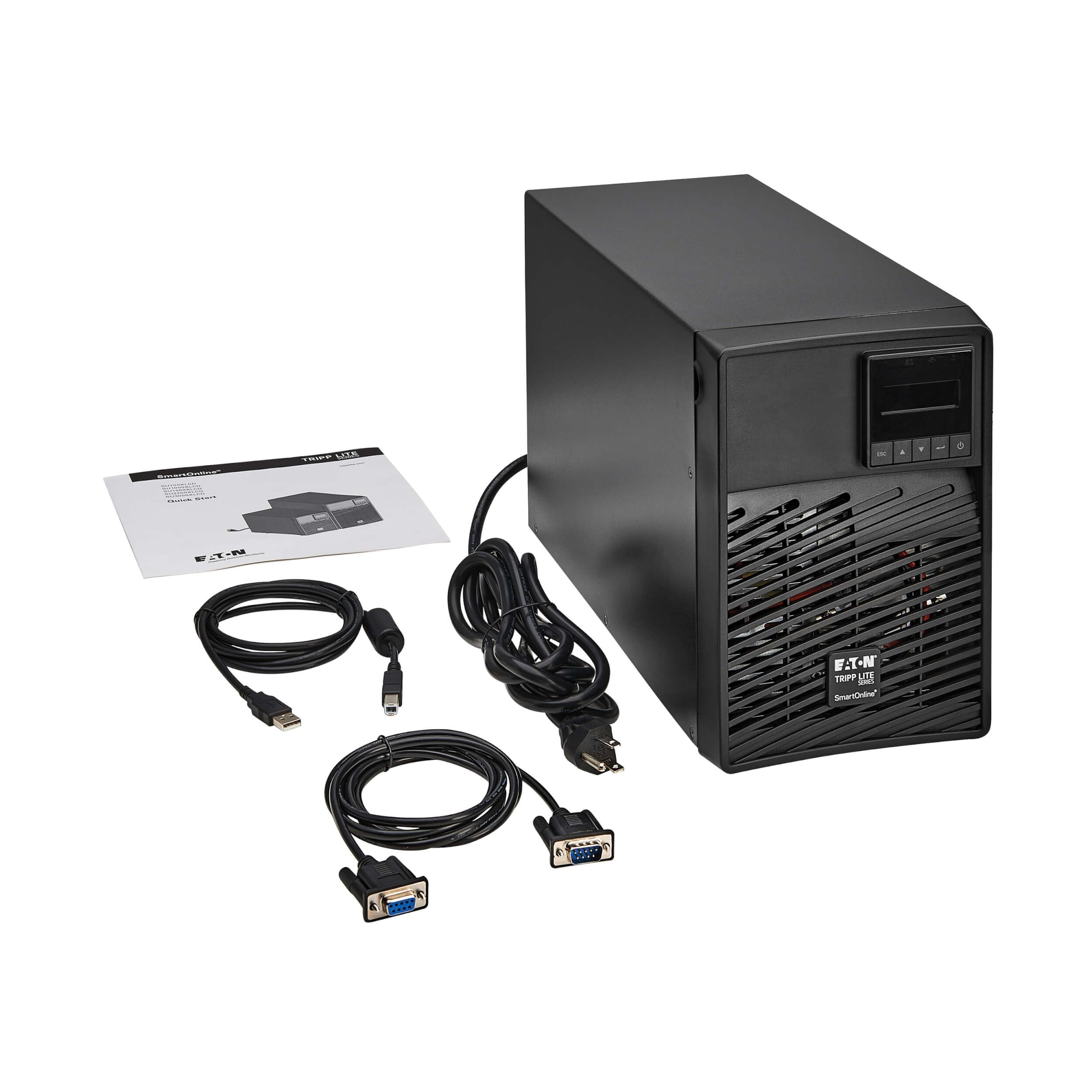 Eaton Tripp Lite Series Smartonline 1000Va Ups Battery Backup Tower, Pure Sine Wave Double Conversion, Avr 120V, 900W, 6 Outlets