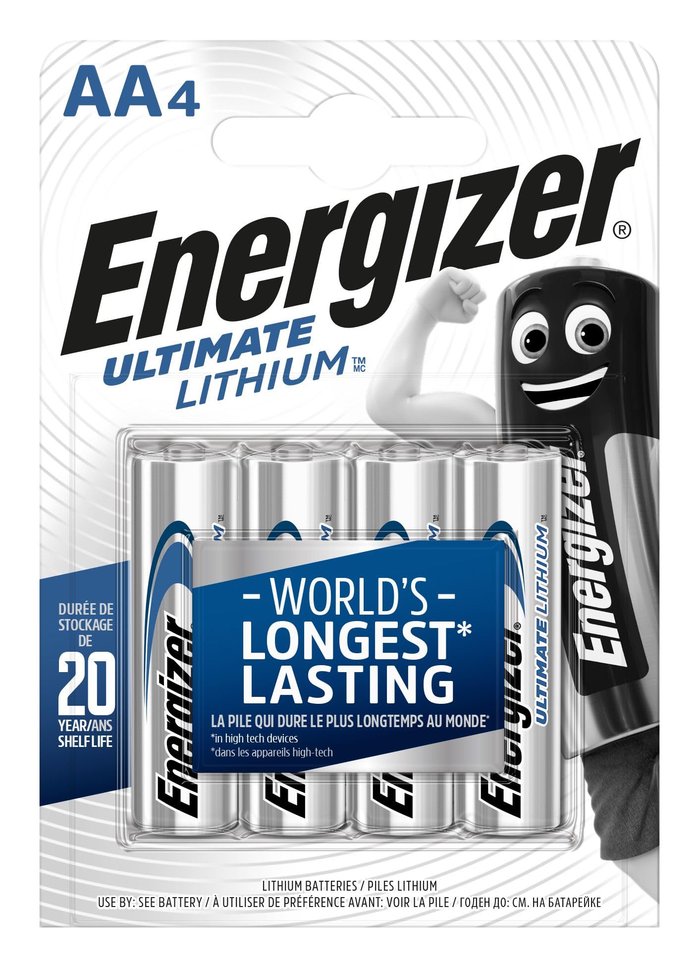Energizer Ultimate Lithium Aa 1 Pack(4 Quantity)