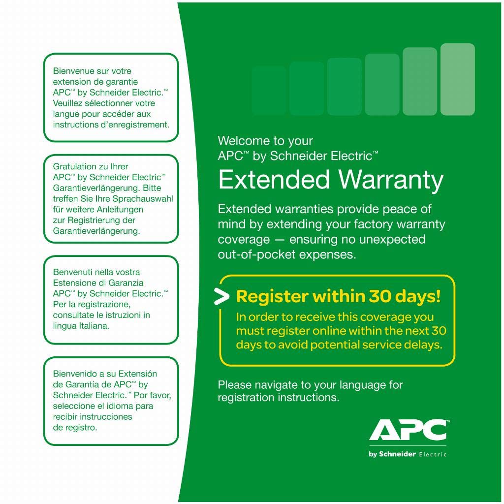 Apc Service/Support   3 Year Extended Warranty   24 X 7   Maintenance   Electronic And Physical Service