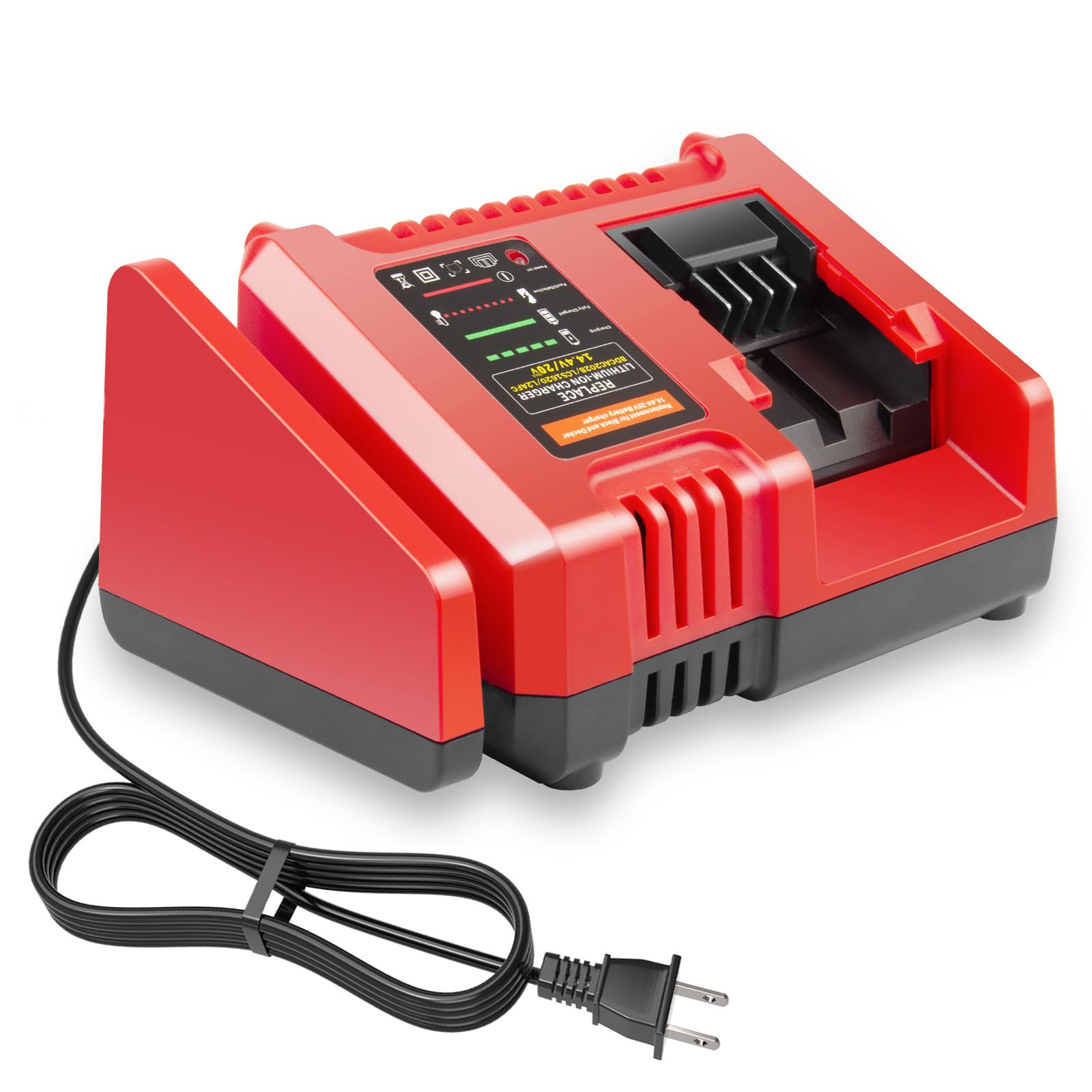 Pengjbatter L2Afc 20V Super Fast Charger For Black And Decker 20V Charger, 2 Amp, Compatible With Black And Decker 20 Volt Lithi