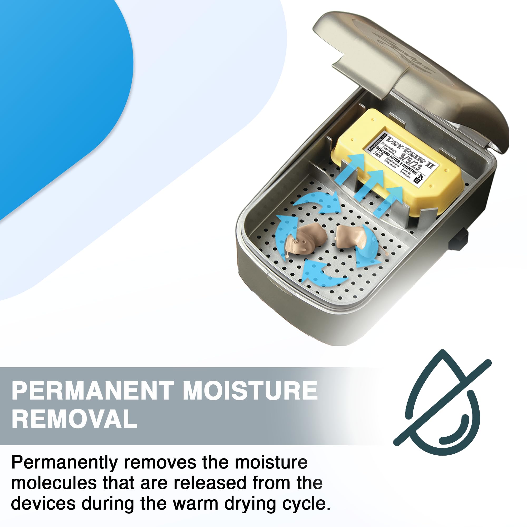 Dry-Brik Ii Desiccant Blocks - 3 Blocks (1 Pack Of 3 Blocks)| Replacement Moisture Absorbing Block For The Global Ii And Zephyr