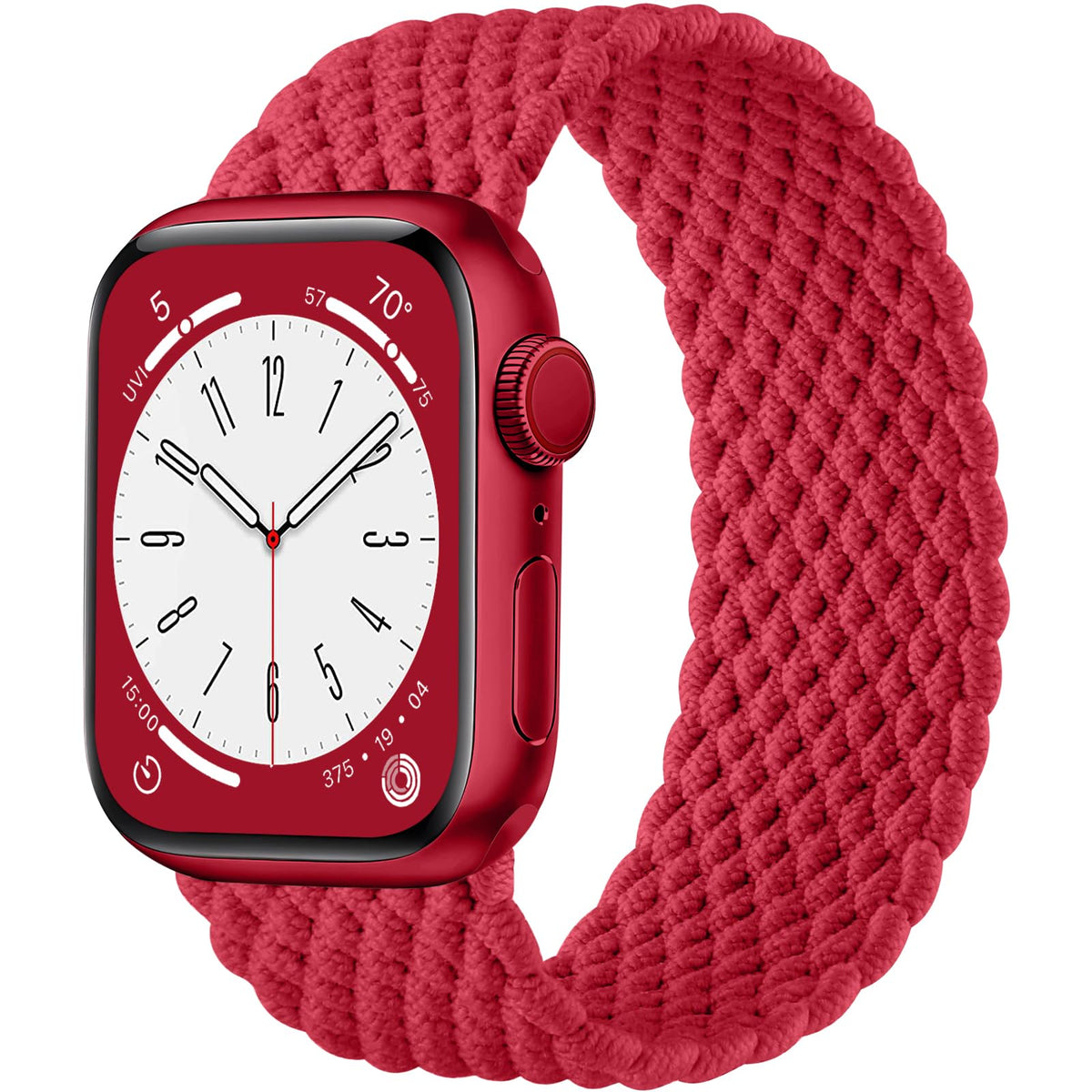 Zedoli Braided Solo Loop Compatible With Apple Watch Band 46Mm 45Mm 44Mm 42Mm 49Mm Men, Stretchy Nylon Solace Band Elastic Sport