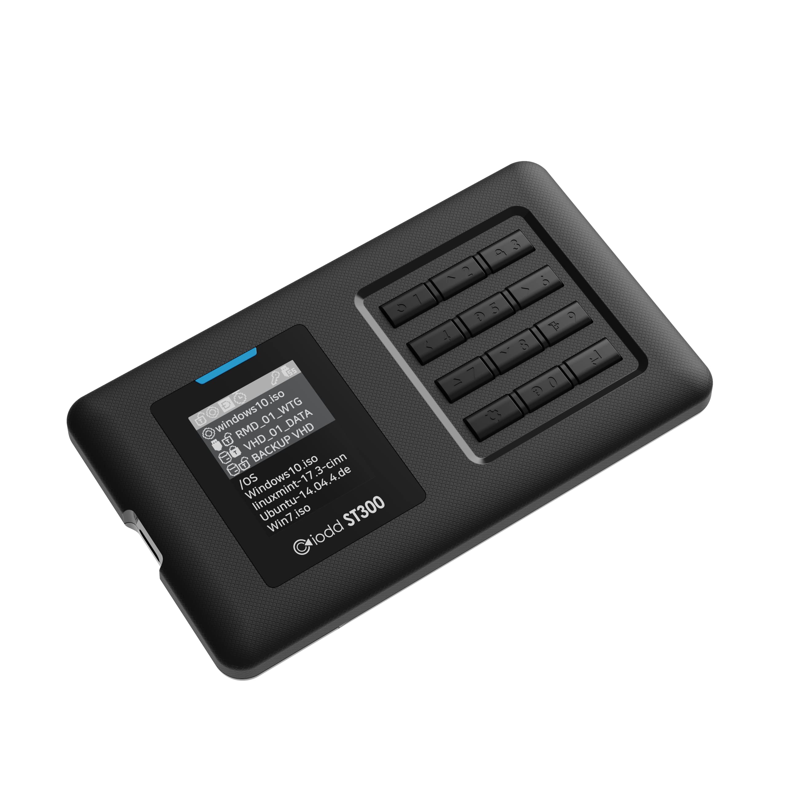 Iodd St300 2.5 Inch(7Mm) Enclosure/Usb C/Bootable Virtual Odd&Hdd/Write Protect / 2531