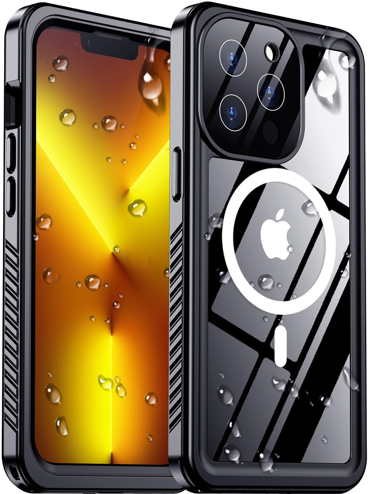 Red2Fire 2024 New Designed For Iphone 13 Pro Case Waterproof,[Compatible With Magsafe][Built In Camera & Screen Protector][Full