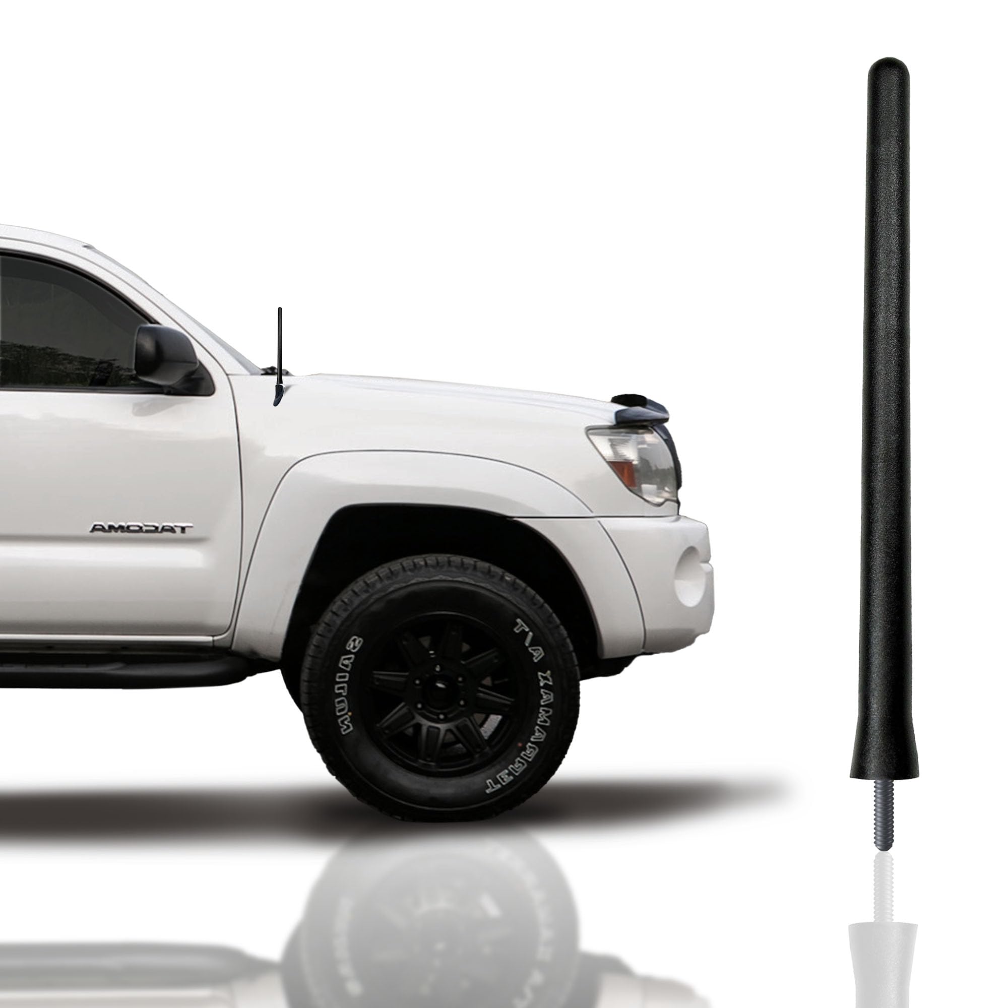 6 3/4'' Antenna Mast   Fits : Toyota Tacoma 2005 06 07 08 09 10 11 2012 2013 2014 2015