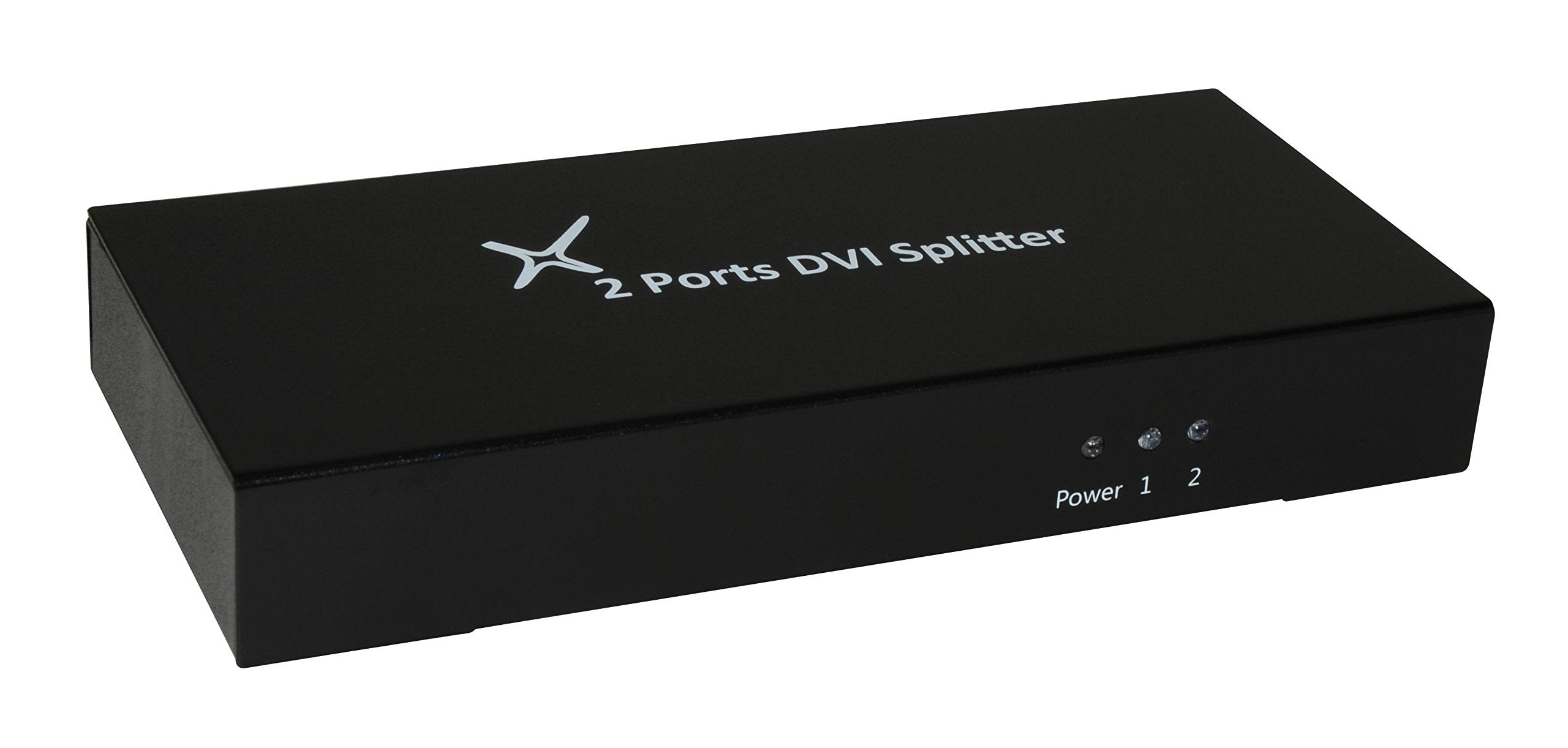 Xtrempro 1X2 Dvi Splitter, 1 In 2 Out, Dual Monitor, Support Video 1080P, Hdcp, Dvi Signal 32.8Ft, Up To 6.75Gbps, 36Bit, Multi