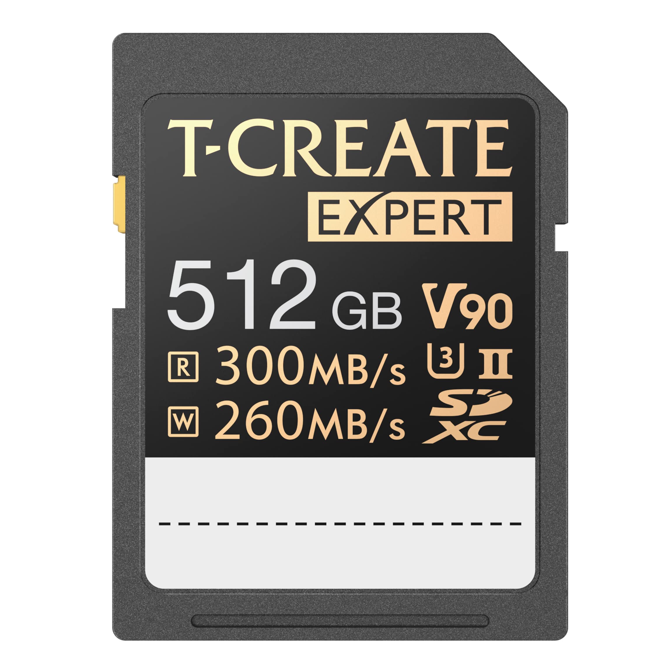 Teamgroup T Create Expert 512Gb Sd Card Uhs Ii Sdxc U3 V90 Read Speed Up To 300Mb/S, Supports 8K And 4K Videography Compatible With Canon Sony Nikon Panasonic Olympus Digital Camera Ttcsdx512Giiv9001