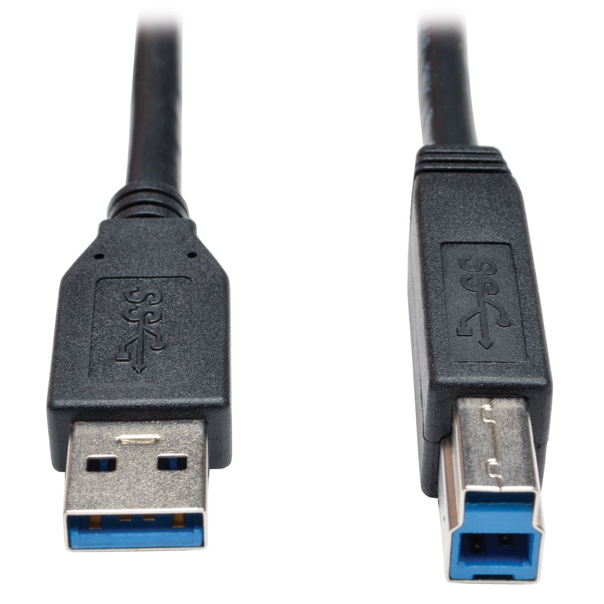 Tripp Lite 10 Feet Usb 3.0 Superspeed Device Cable 5Gbps Ab M/M, Black (U322 010 Bk)