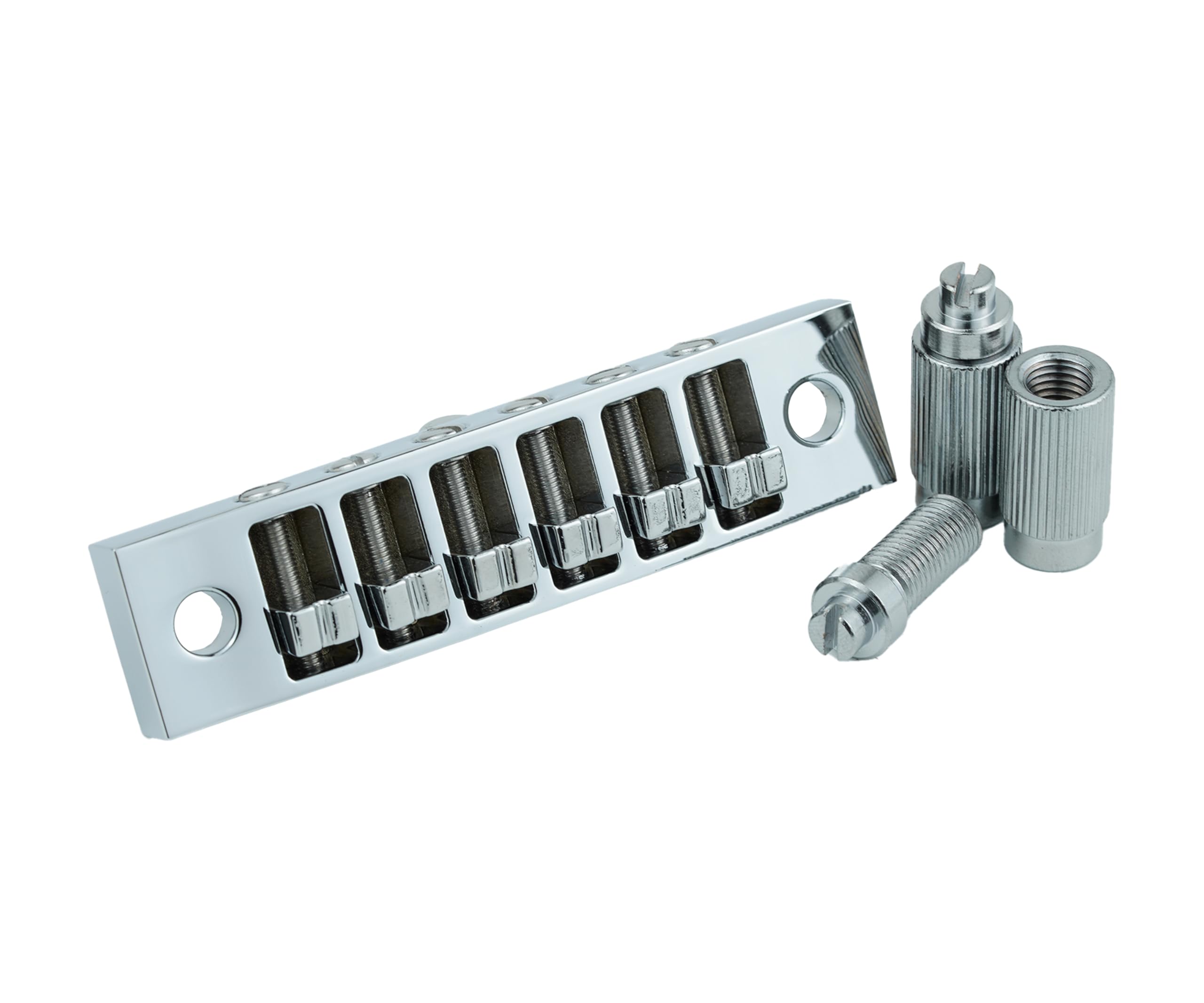 Guyker Guitar Tune-o-matic Bridge, Zinc Alloy Harmonica Bridge with String Space 10.3mm Replacement Part for Electric Guitars(GM