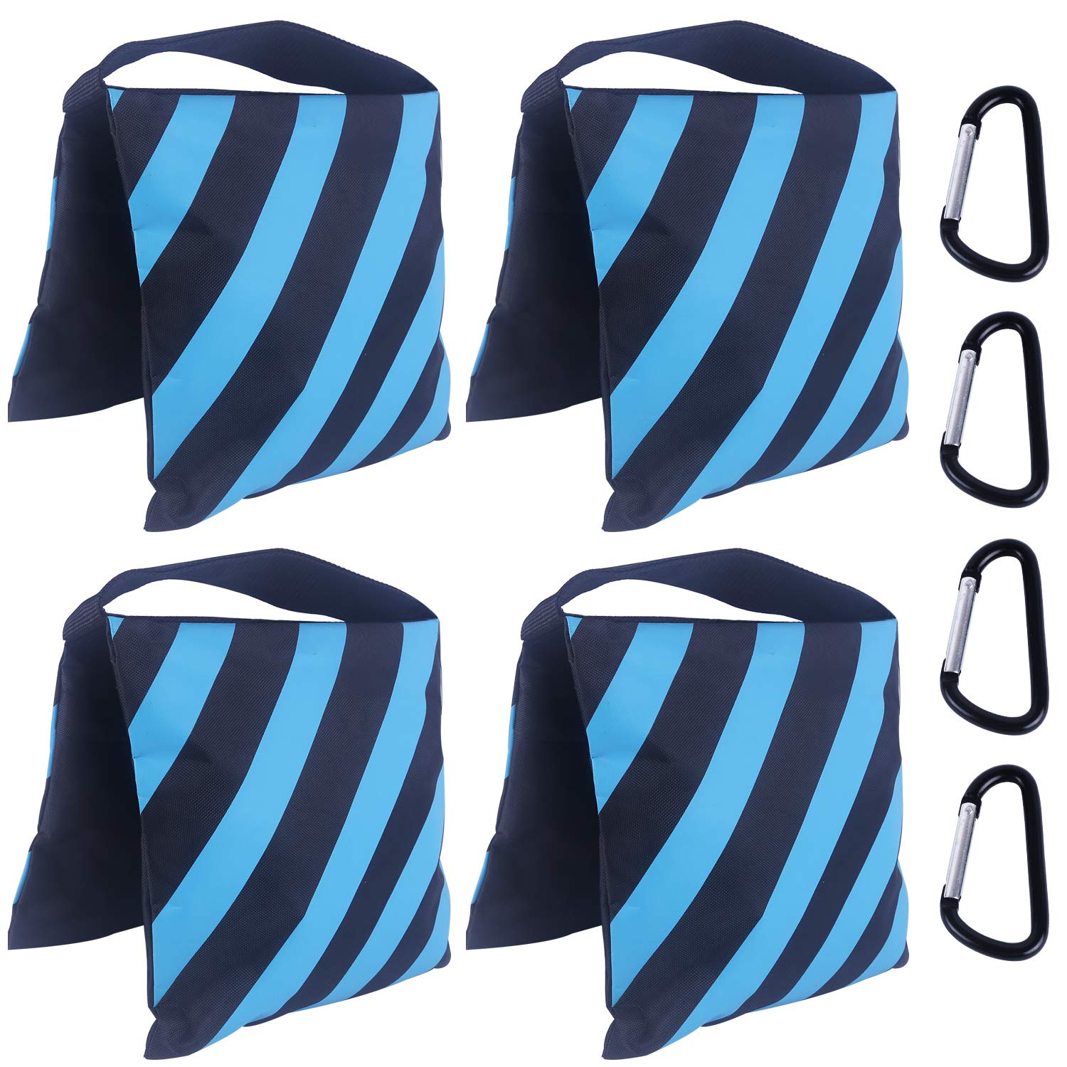 Abccanopy Sandbag Photography Weight Bags For Video Stand,4 Packs (Sky Blue)
