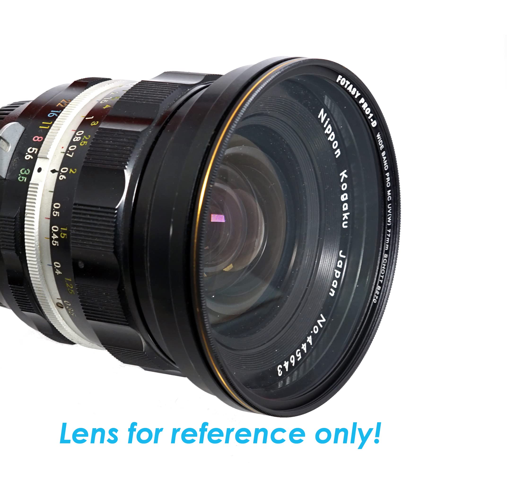 Fotasy 77Mm Ultra Slim Uv Protection Lens Filter, Nano Coatings Mrc Multi Resistant Coating Oil Water Scratch, 18 Layers Multico