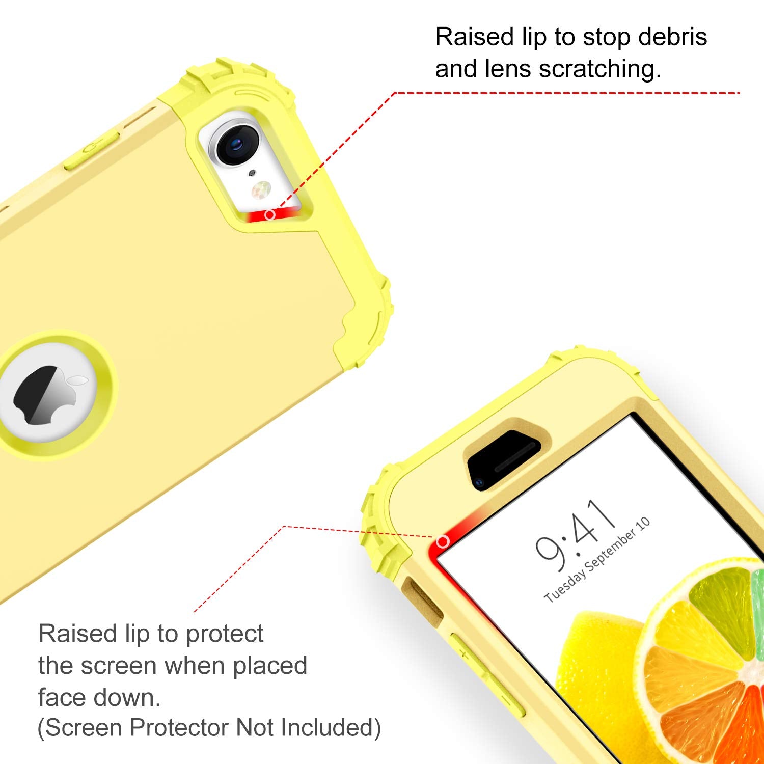 Bentoben For Iphone Se 2022 Case And Iphone Se 2020 Phone Case, Heavy Duty Full Body Rugged Shockproof Hybrid Hard Plastic Soft