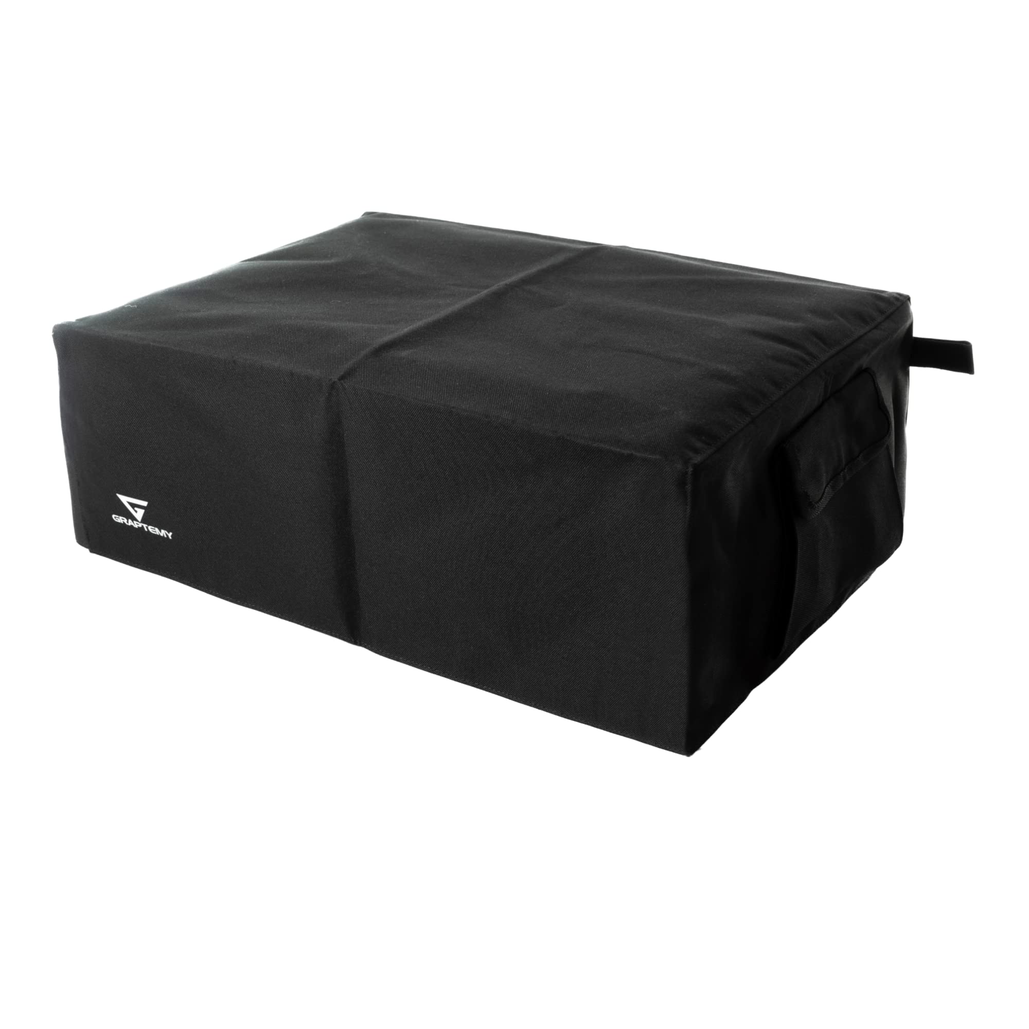 Turntable Dust Cover   600D Pvc Waterproof Protection Turntable Cover, Side Pocket And 2 Finger Pull Tab Record Player Cover   C